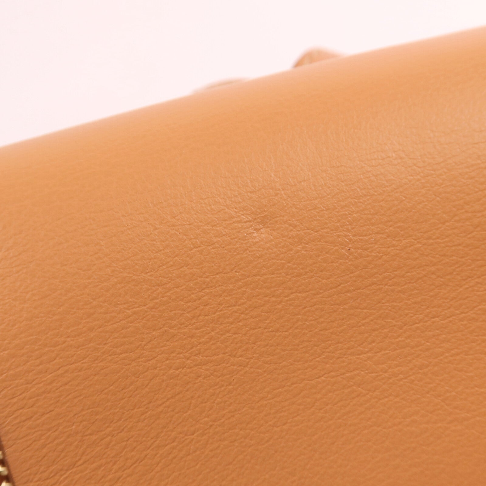 Chloe 牛皮皮革Backpack金扣背包