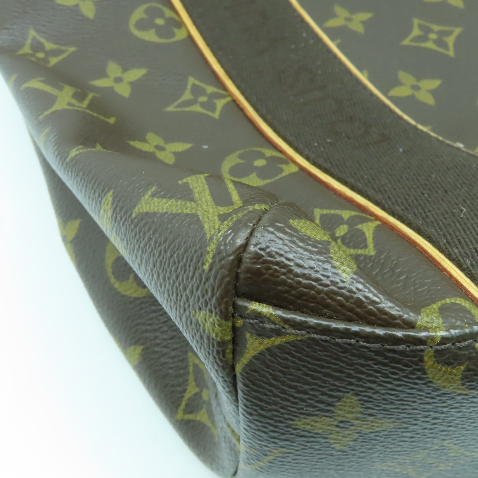 LOUIS VUITTON 【激減優惠】Monogram Cabas Beaubourg金扣肩背袋啡色