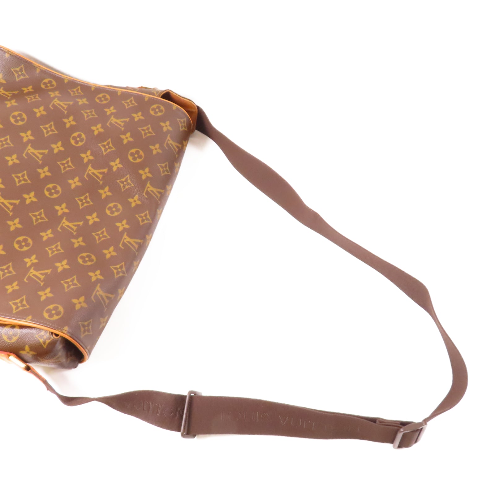 LOUIS VUITTON 【激減優惠】Monogram Shoulder Bag金扣肩背袋啡色