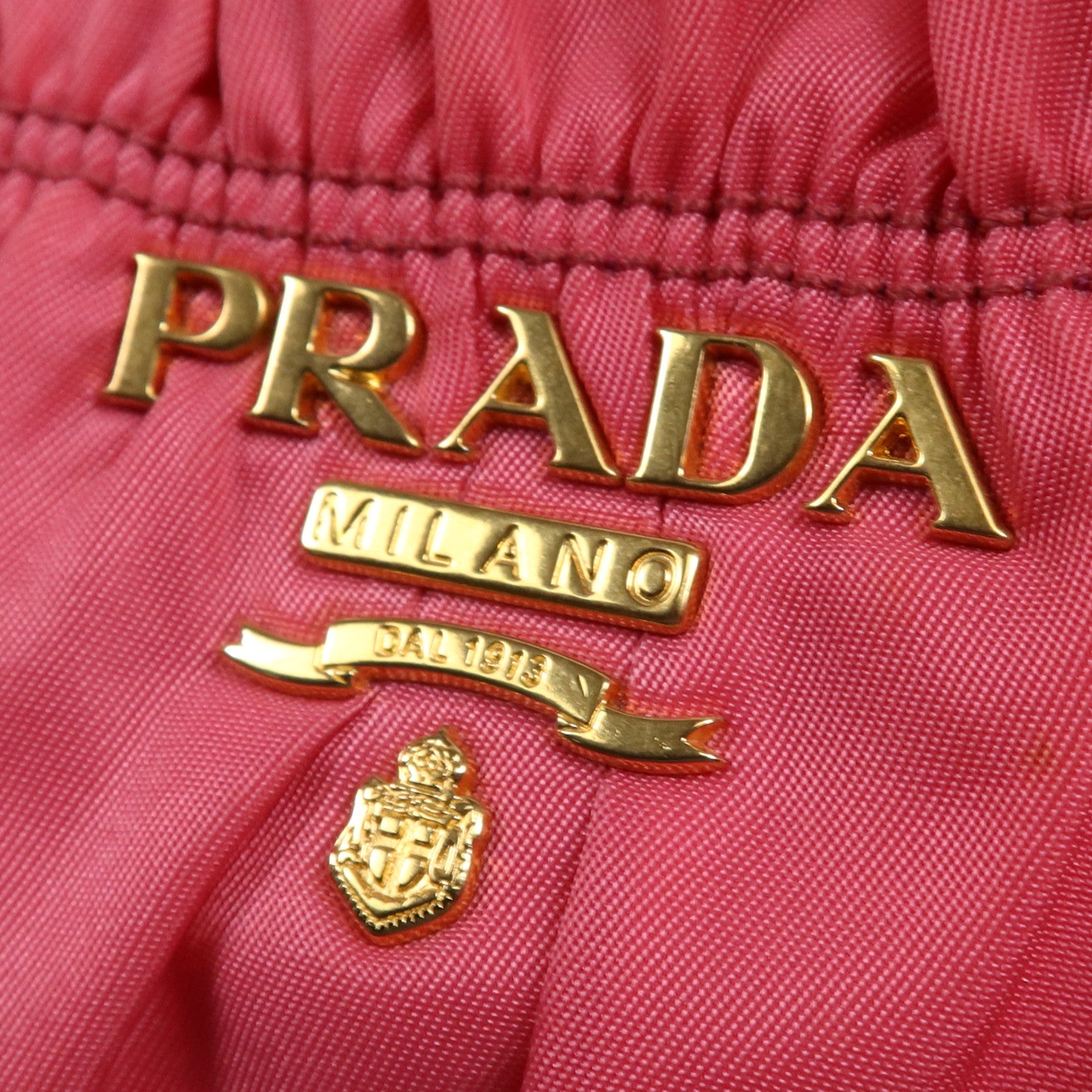 PRADA 尼龍2 Way Shoulder Bag金扣手挽肩背兩用袋