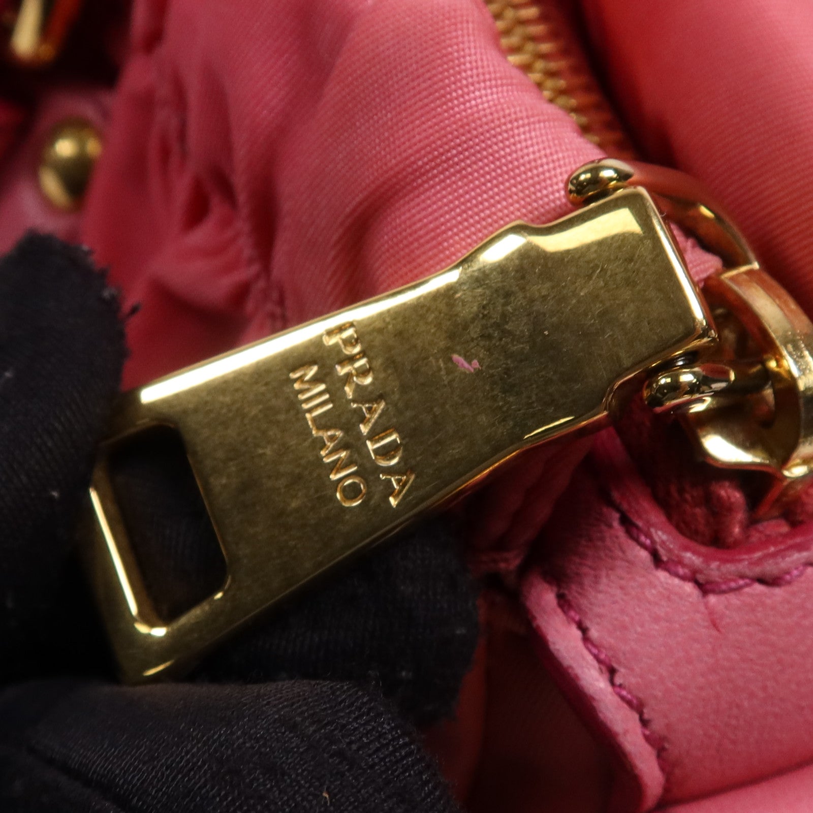 PRADA 尼龍2 Way Shoulder Bag金扣手挽肩背兩用袋