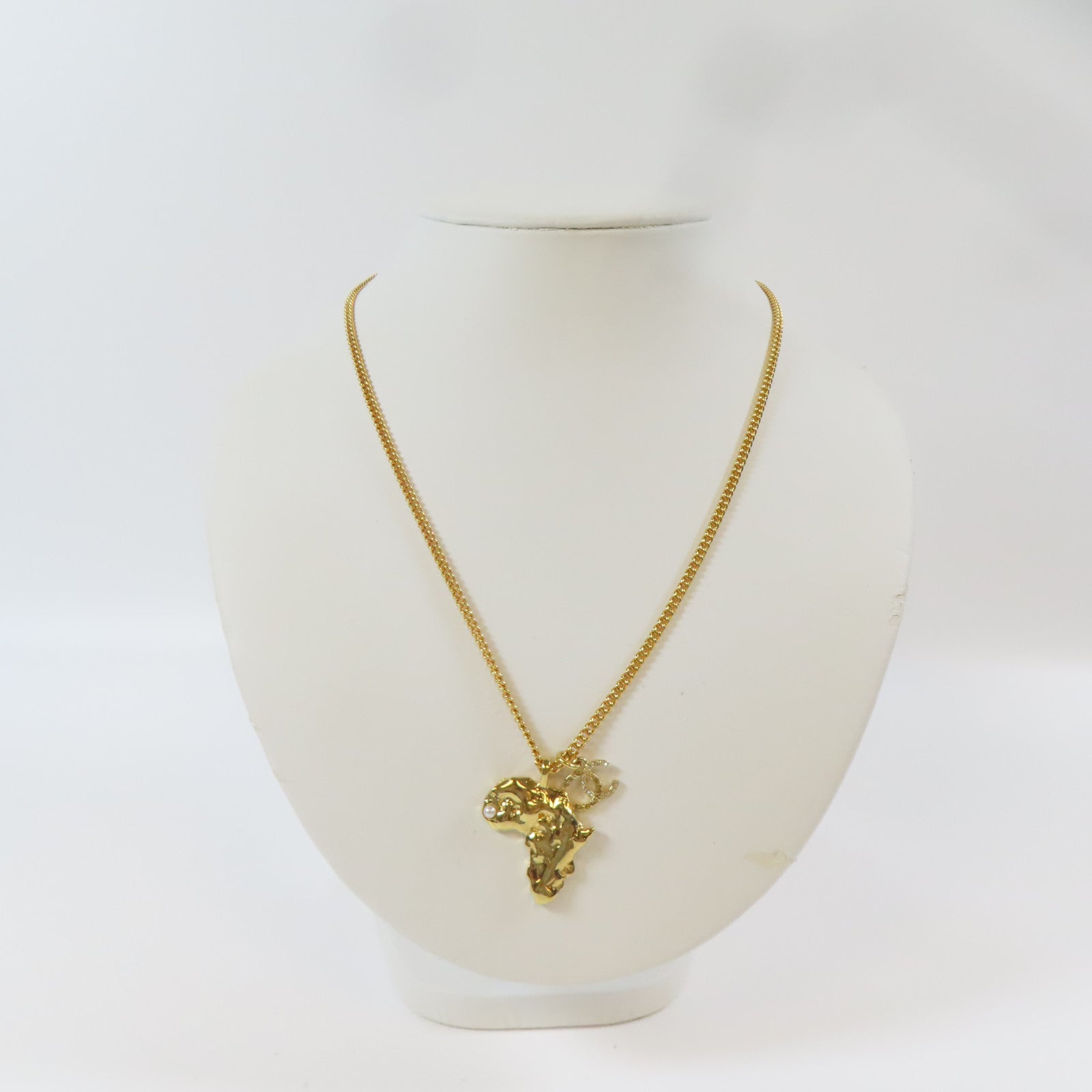 CHANEL 金屬Necklace項鍊金色