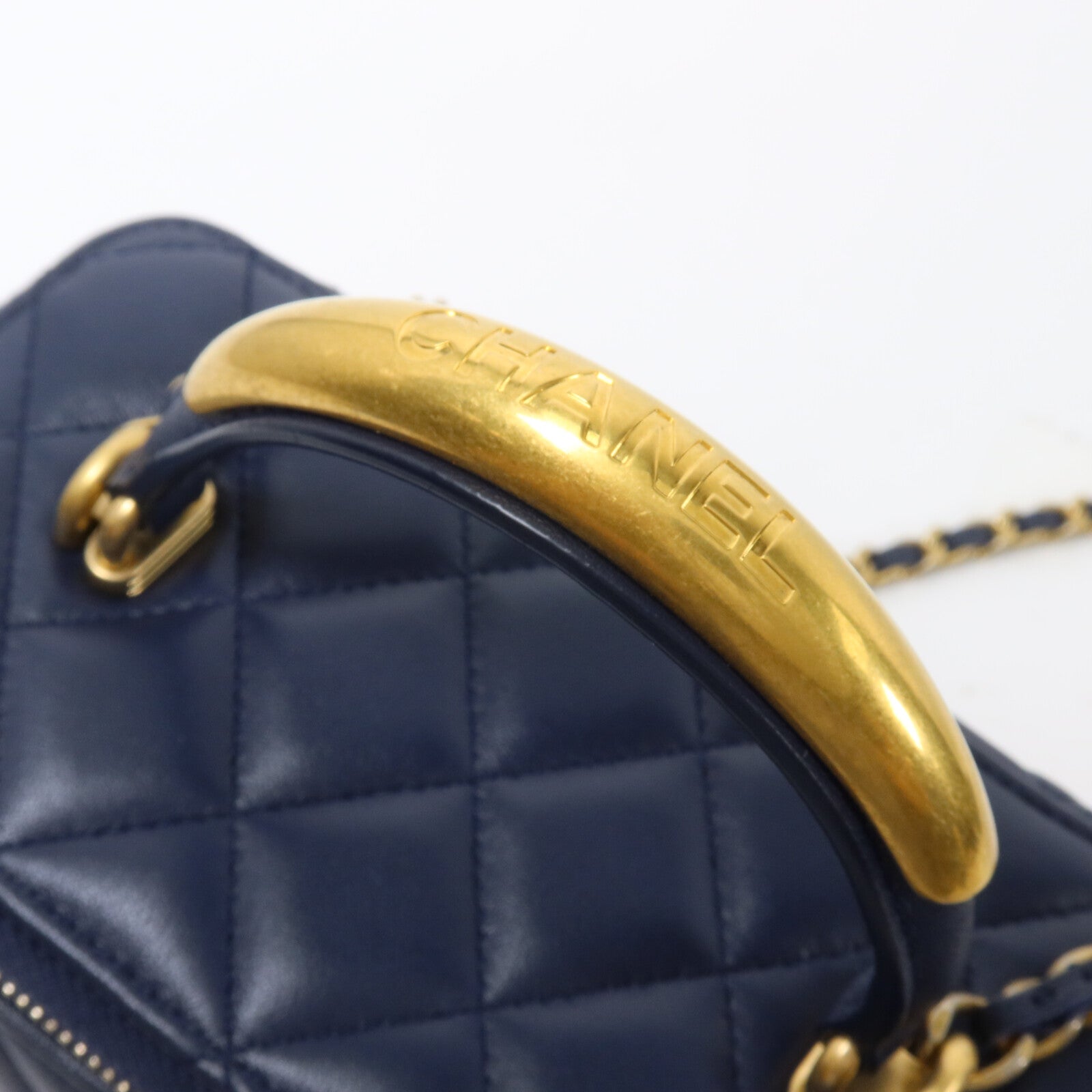 CHANEL 羊皮皮革Vanity Case手挽肩背兩用袋