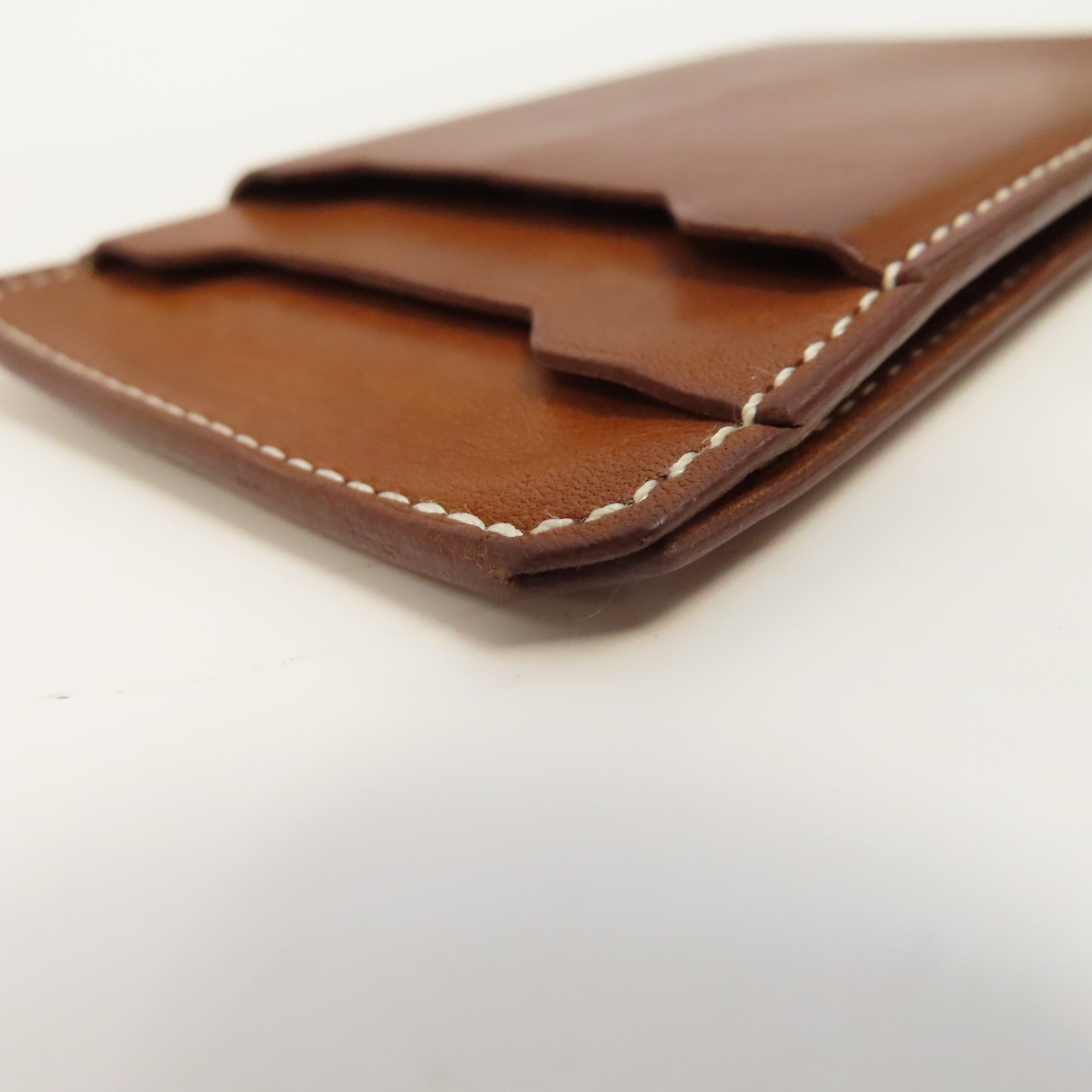 HERMES 牛皮皮革Card Case卡片套啡色
