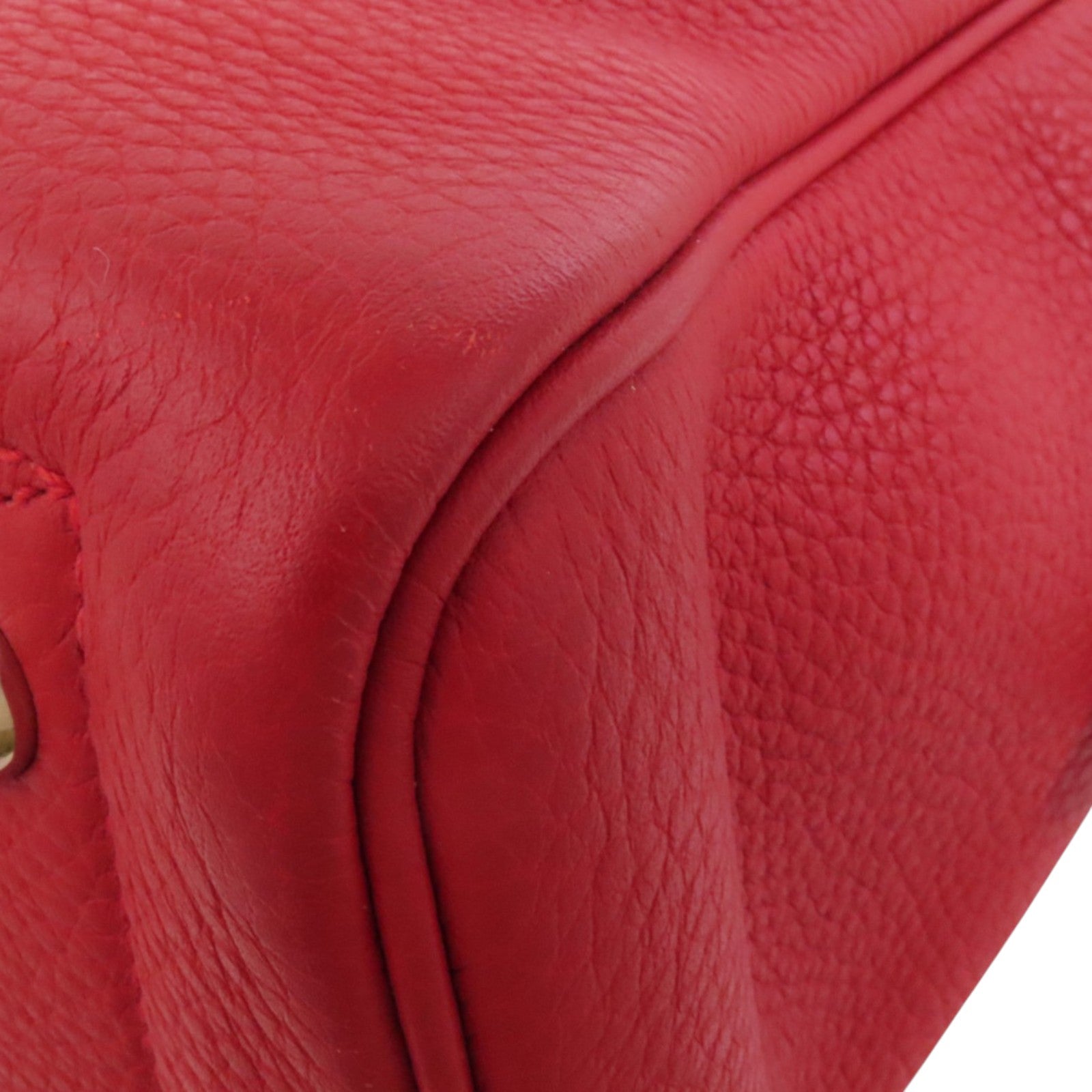 HERMES Clemence皮革Victoria 35銀扣手挽袋