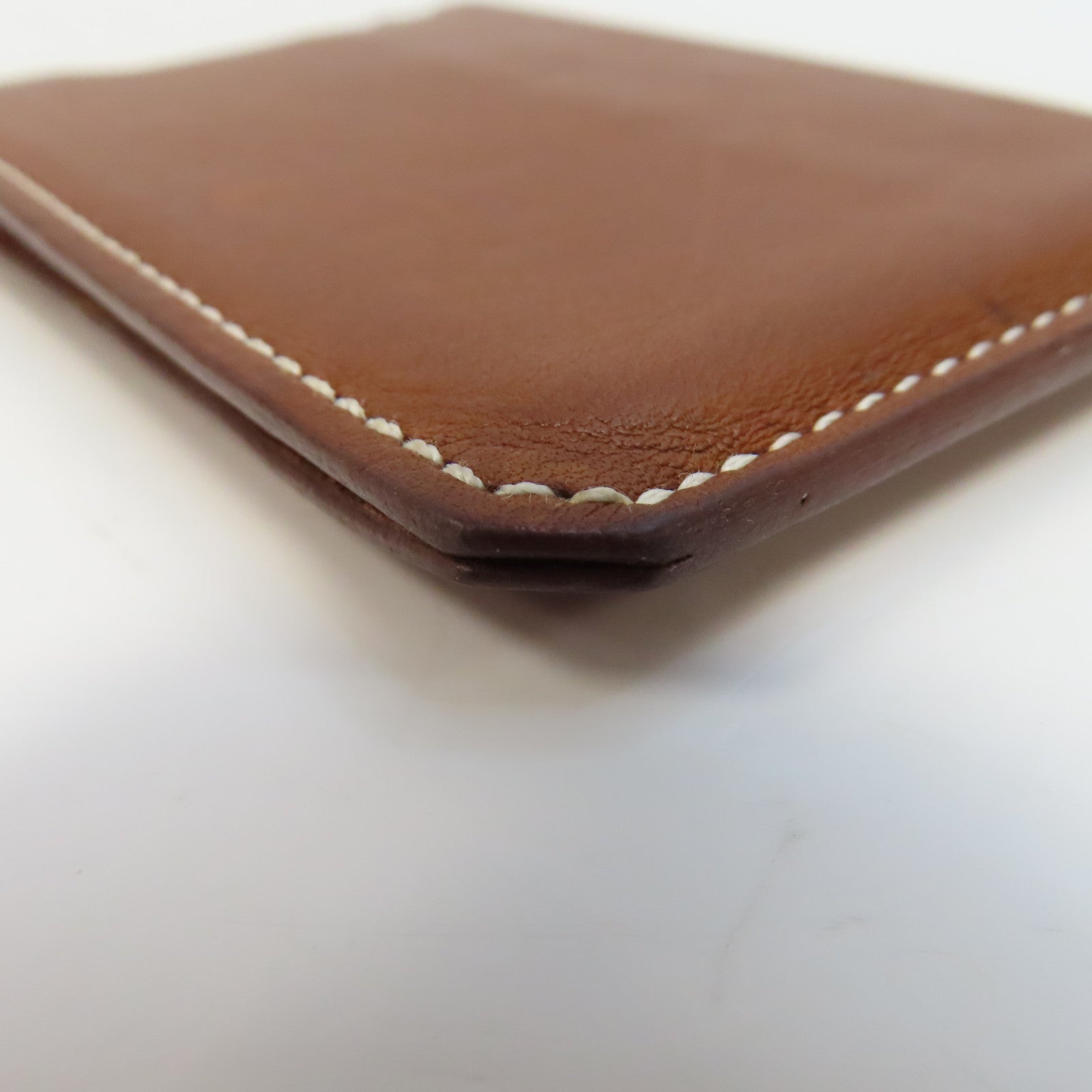 HERMES 牛皮皮革Card Case卡片套啡色