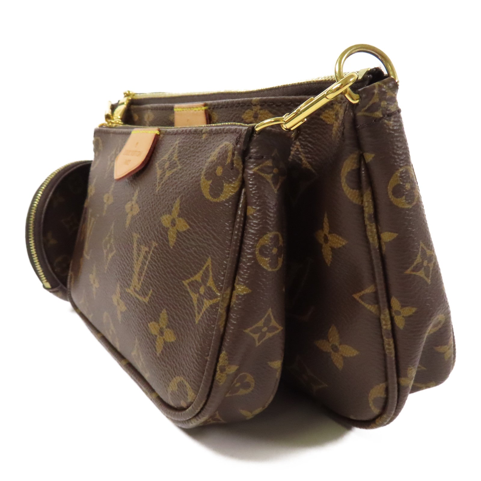 LOUIS VUITTON Monogram Multi Pochette Accessoires Bag金扣手挽肩背兩用袋
