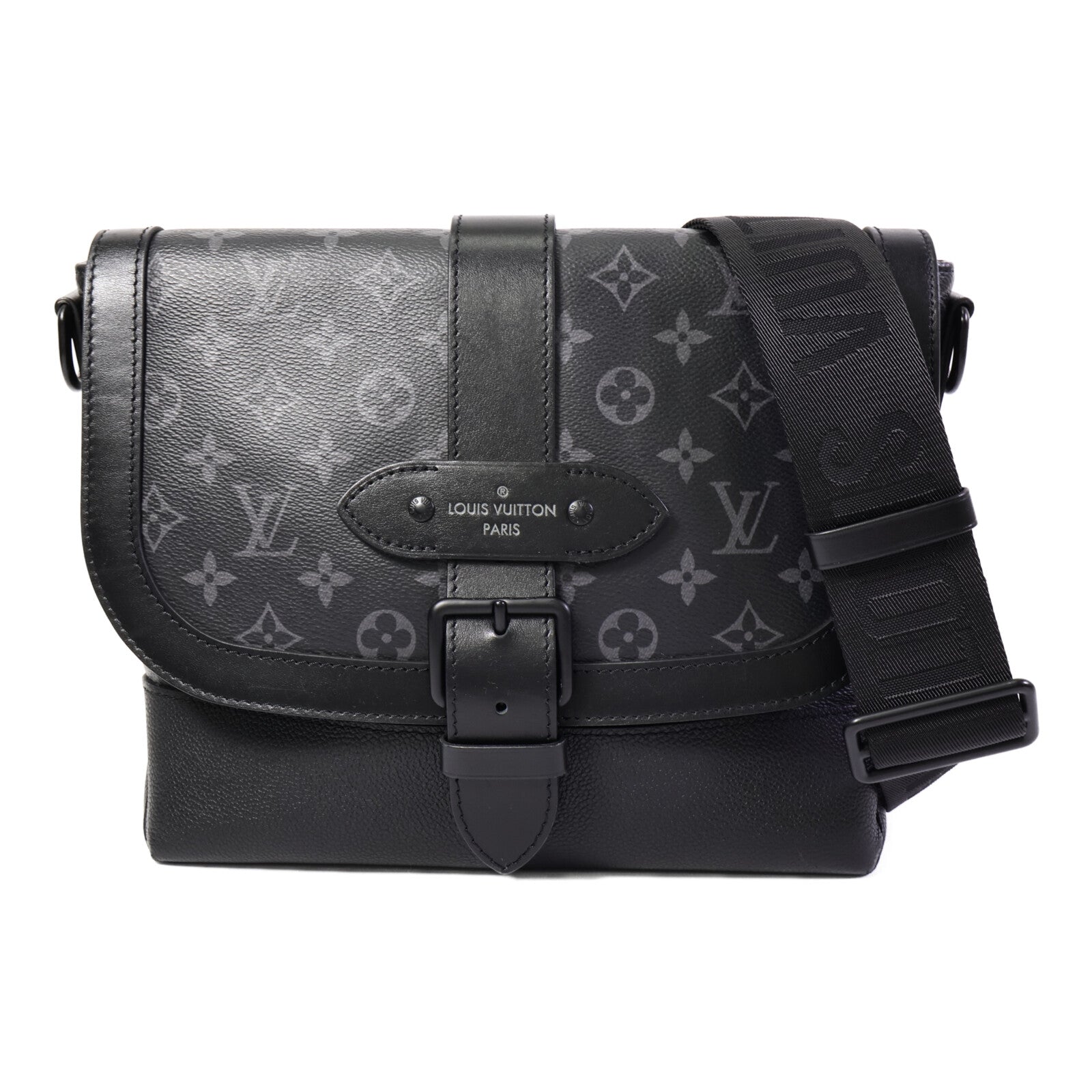LOUIS VUITTON Monogram Eclipse Saumur肩背袋