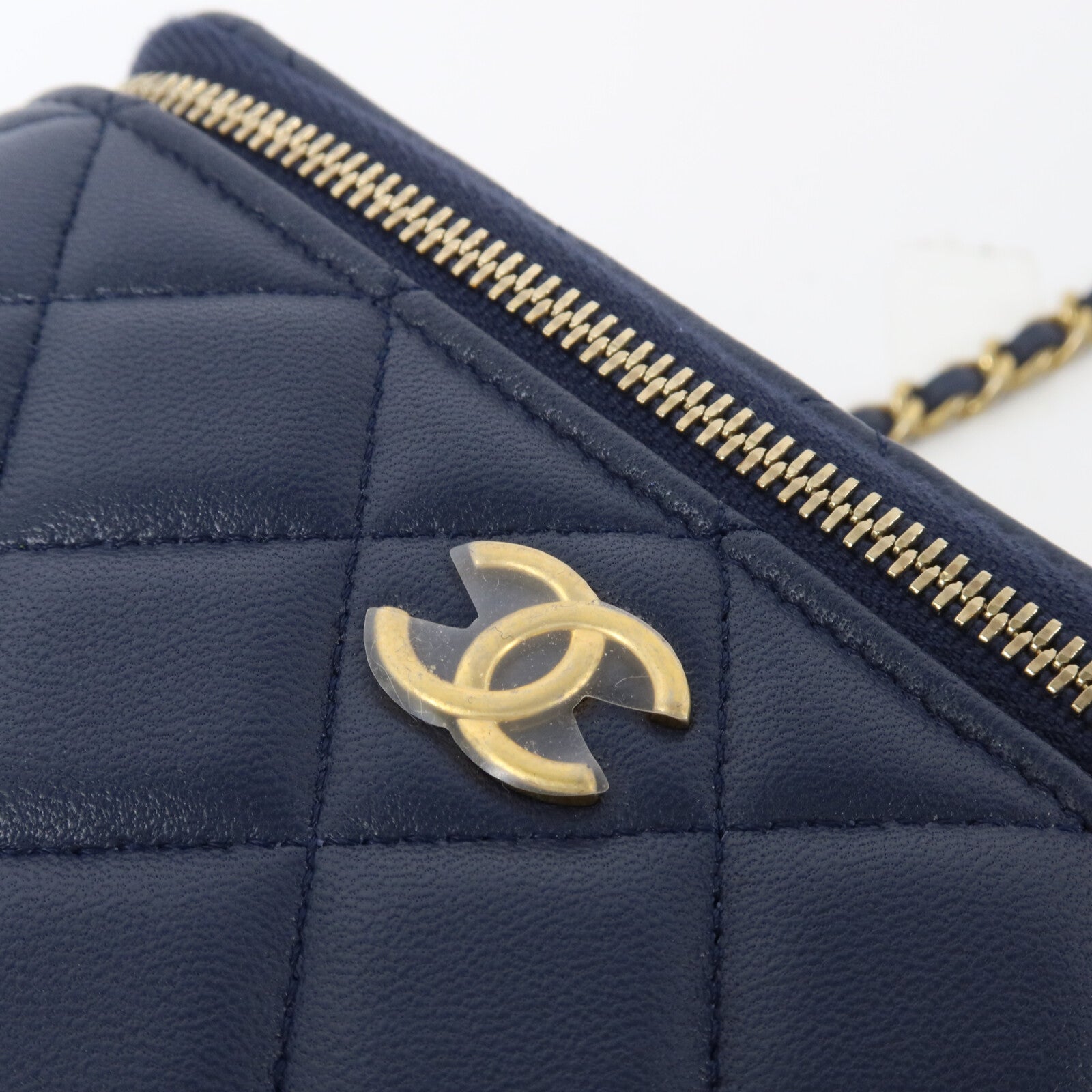 CHANEL 羊皮皮革Vanity Case手挽肩背兩用袋