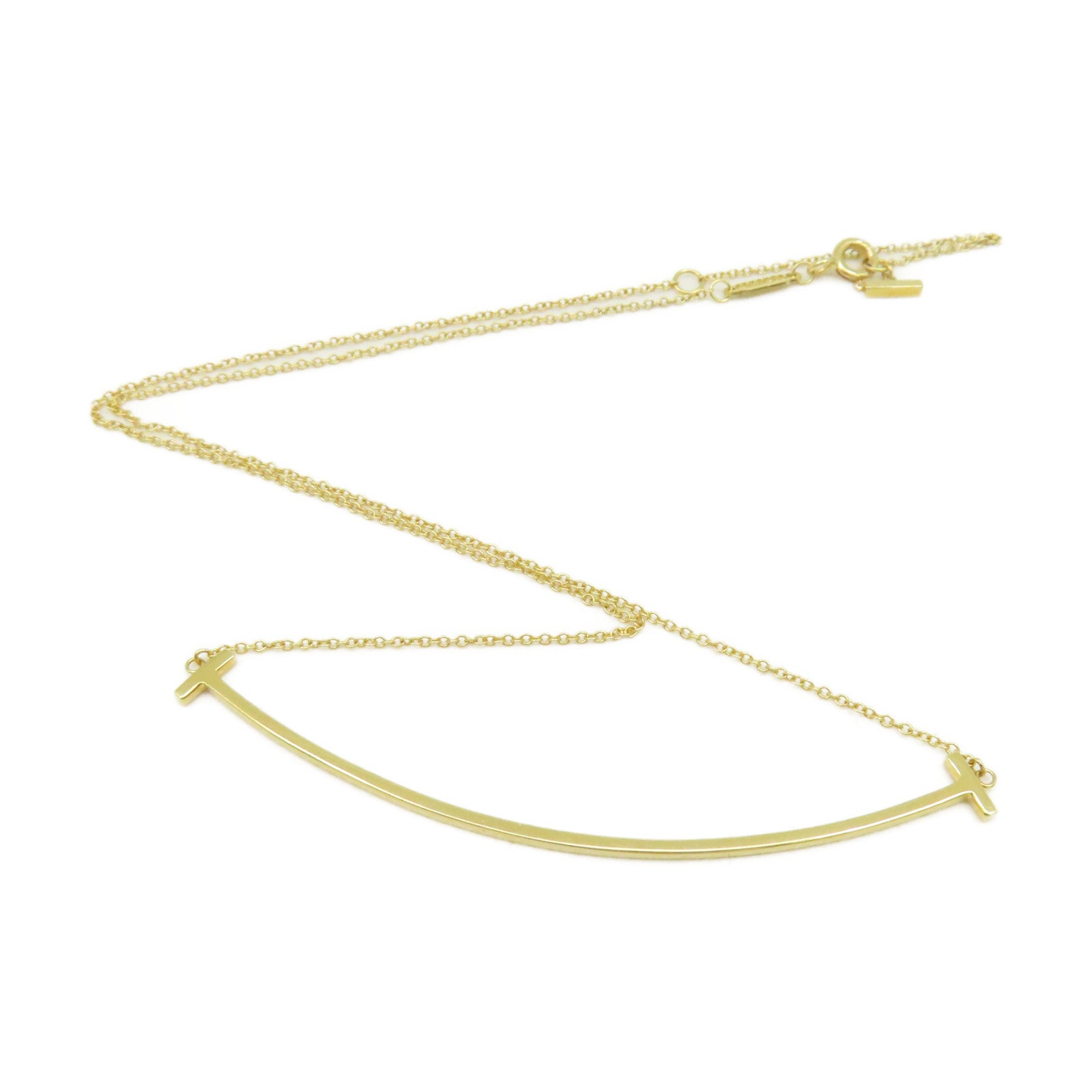 TIFFANY＆CO 【激減優惠】18K黃金Smile Necklace項鏈金色