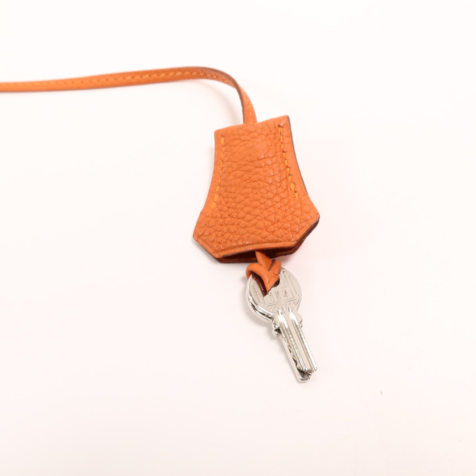 HERMES Clemence皮革Bolide 31手挽肩背兩用袋Orange
