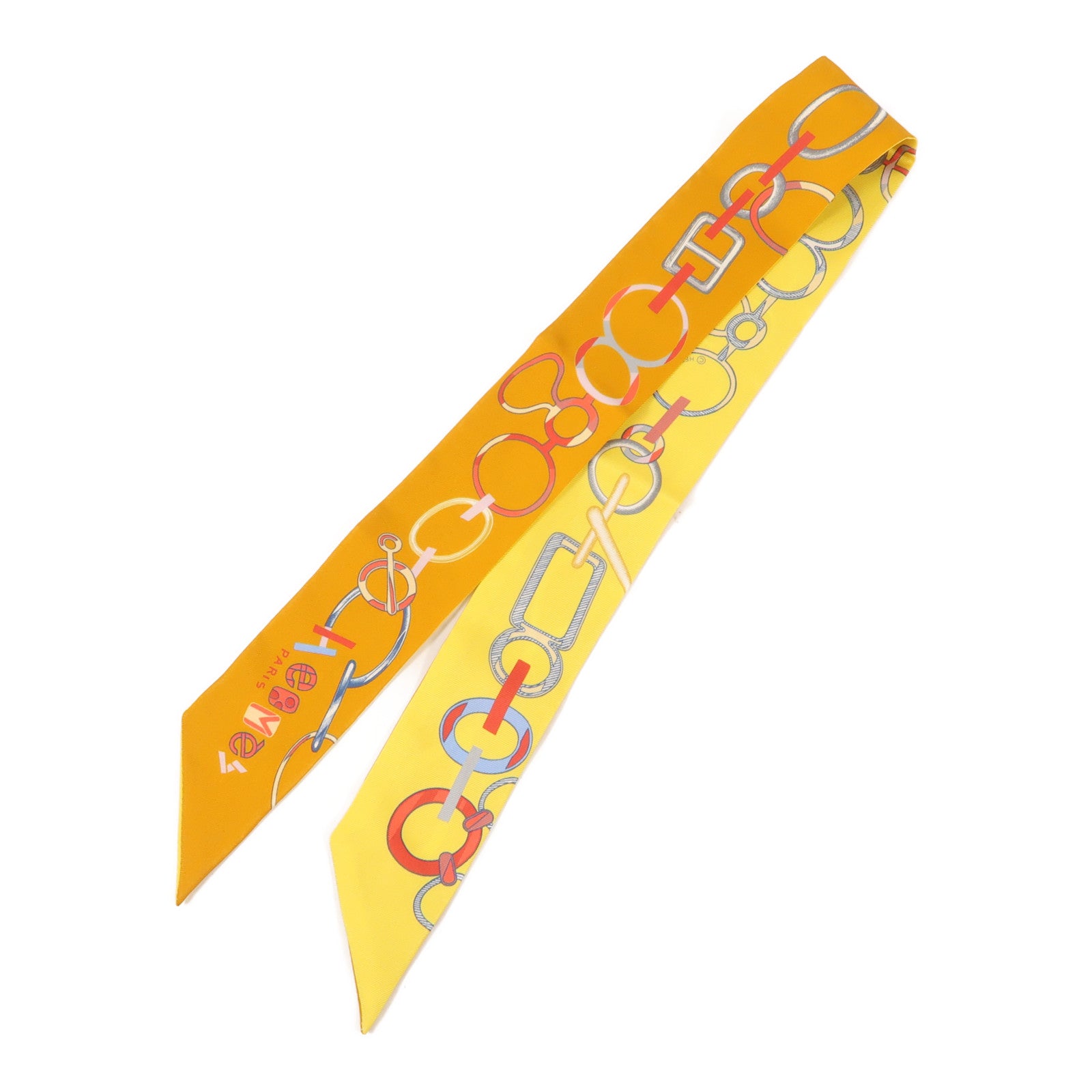 HERMES 【激減優惠】絲質Twilly絲巾