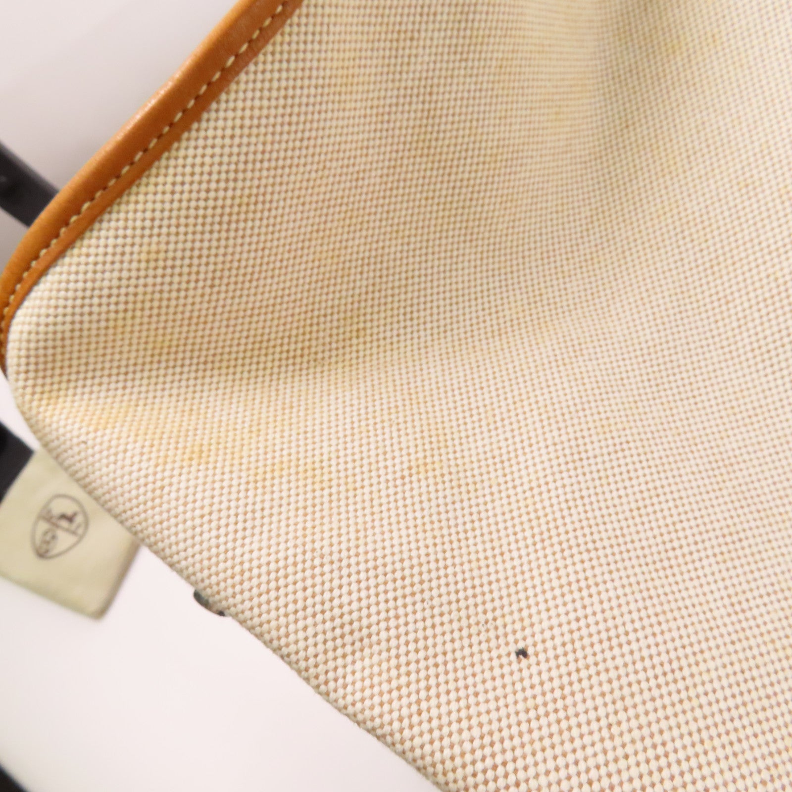 HERMES 帆布Handbag銀扣手挽袋