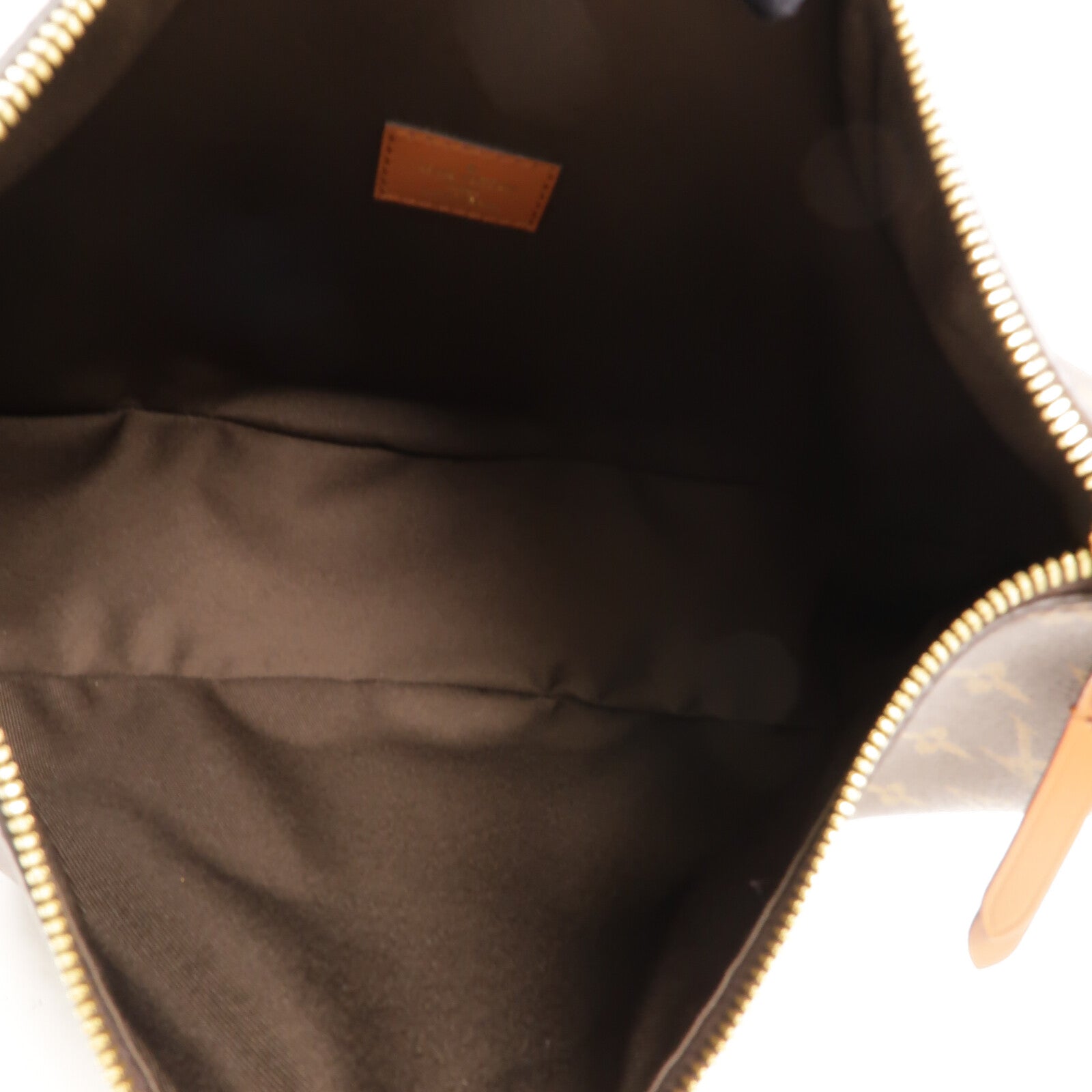 LOUIS VUITTON Monogram Reverse Loop Hobo手挽肩背兩用袋棕色