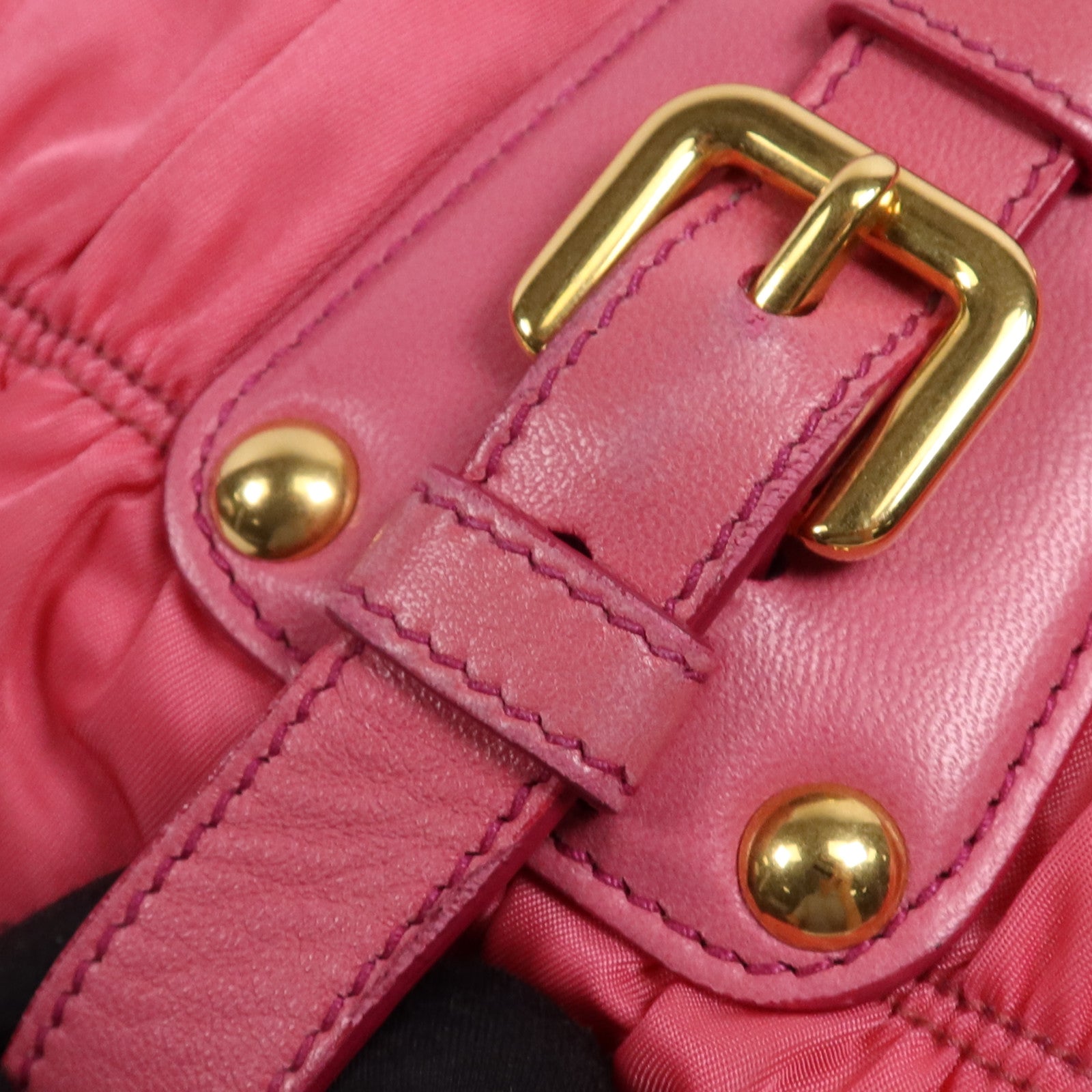 PRADA 尼龍2 Way Shoulder Bag金扣手挽肩背兩用袋