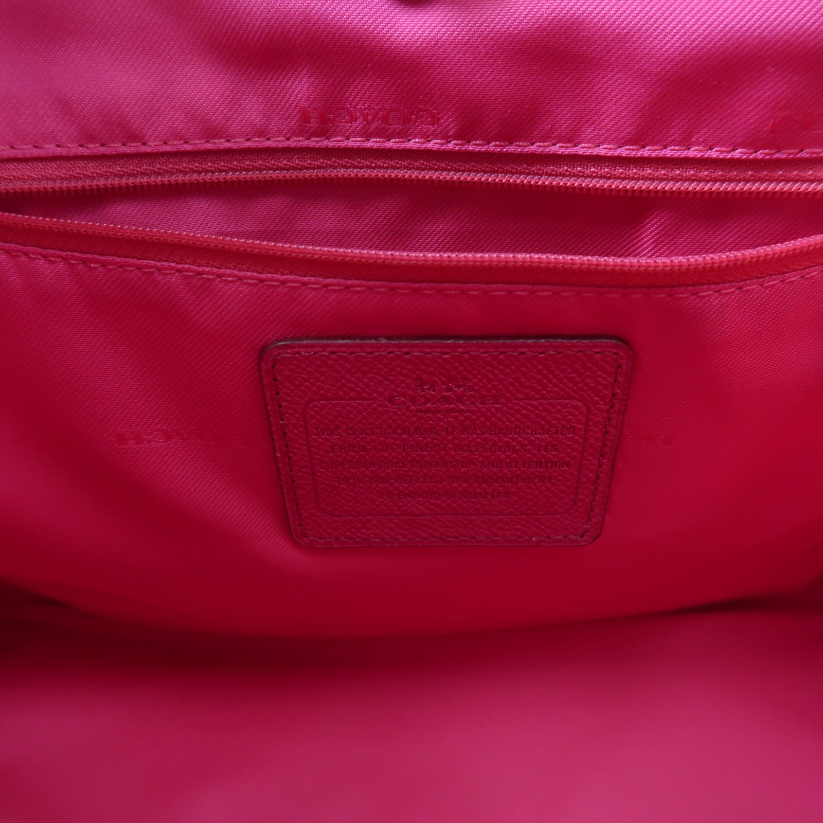 COACH 牛皮皮革2 Way Shoulder金扣手挽肩背兩用袋