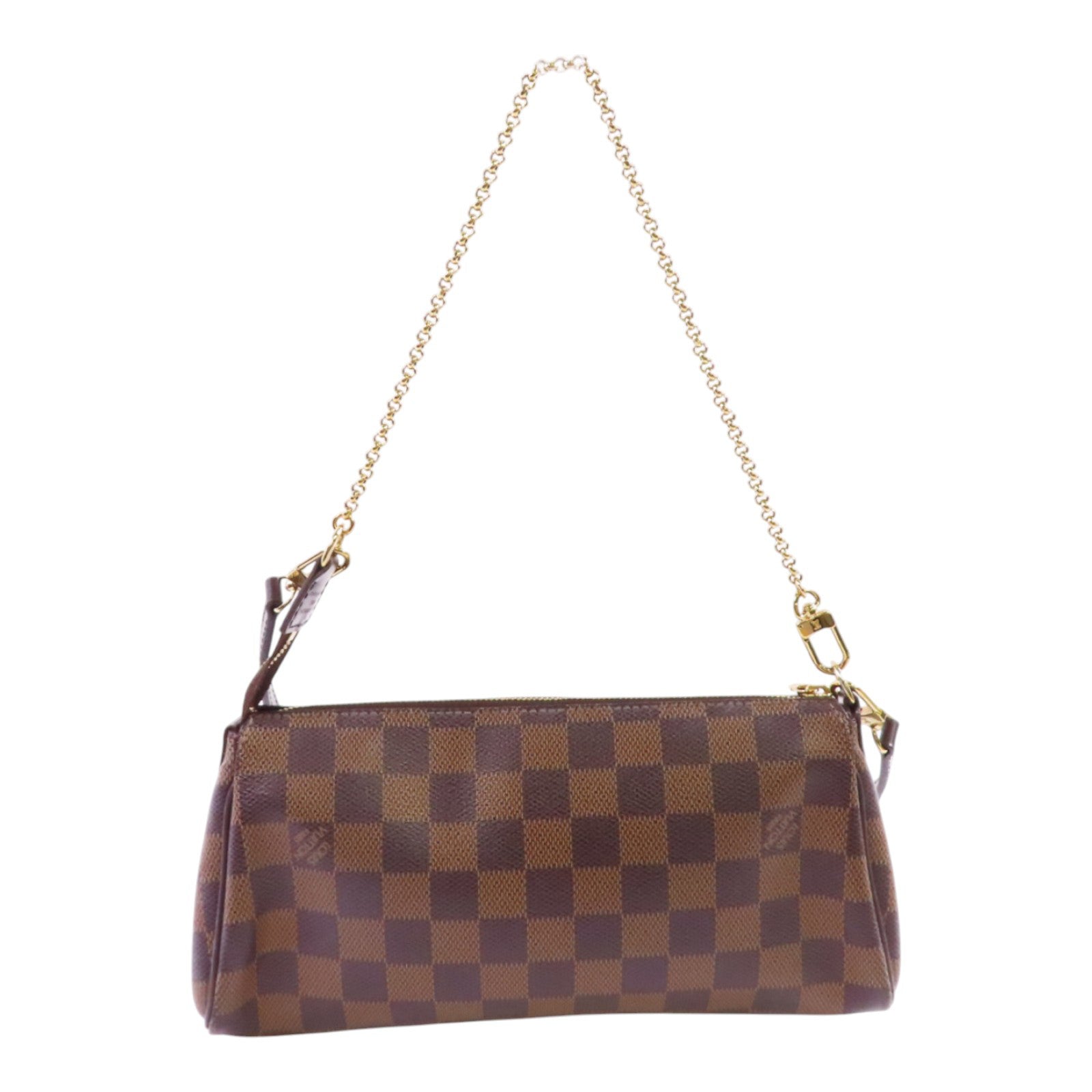 LOUIS VUITTON Damier Eva金扣手挽肩背兩用袋