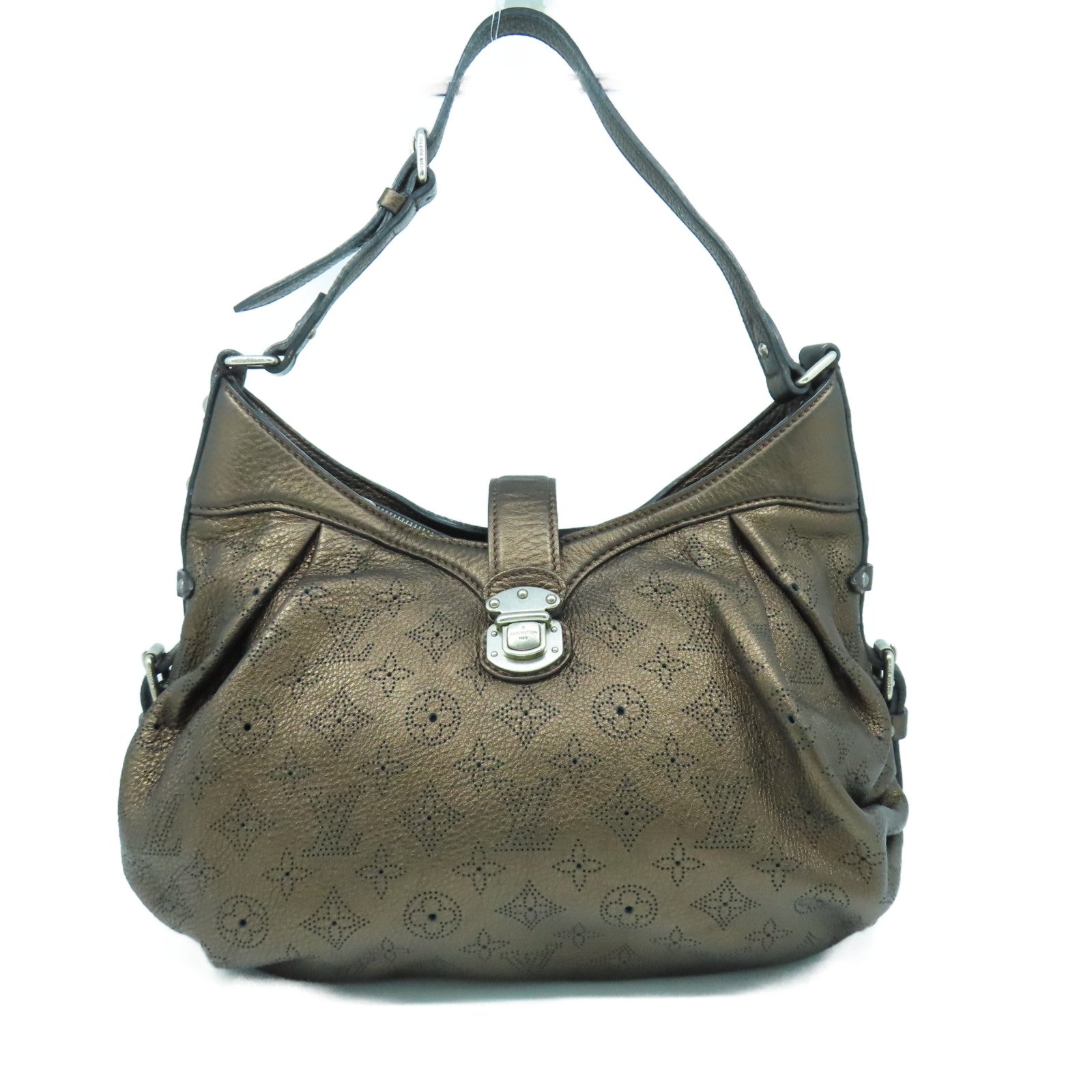 LOUIS VUITTON **【清倉大減價】Mahina Mahina XS銀扣肩背袋啡色
