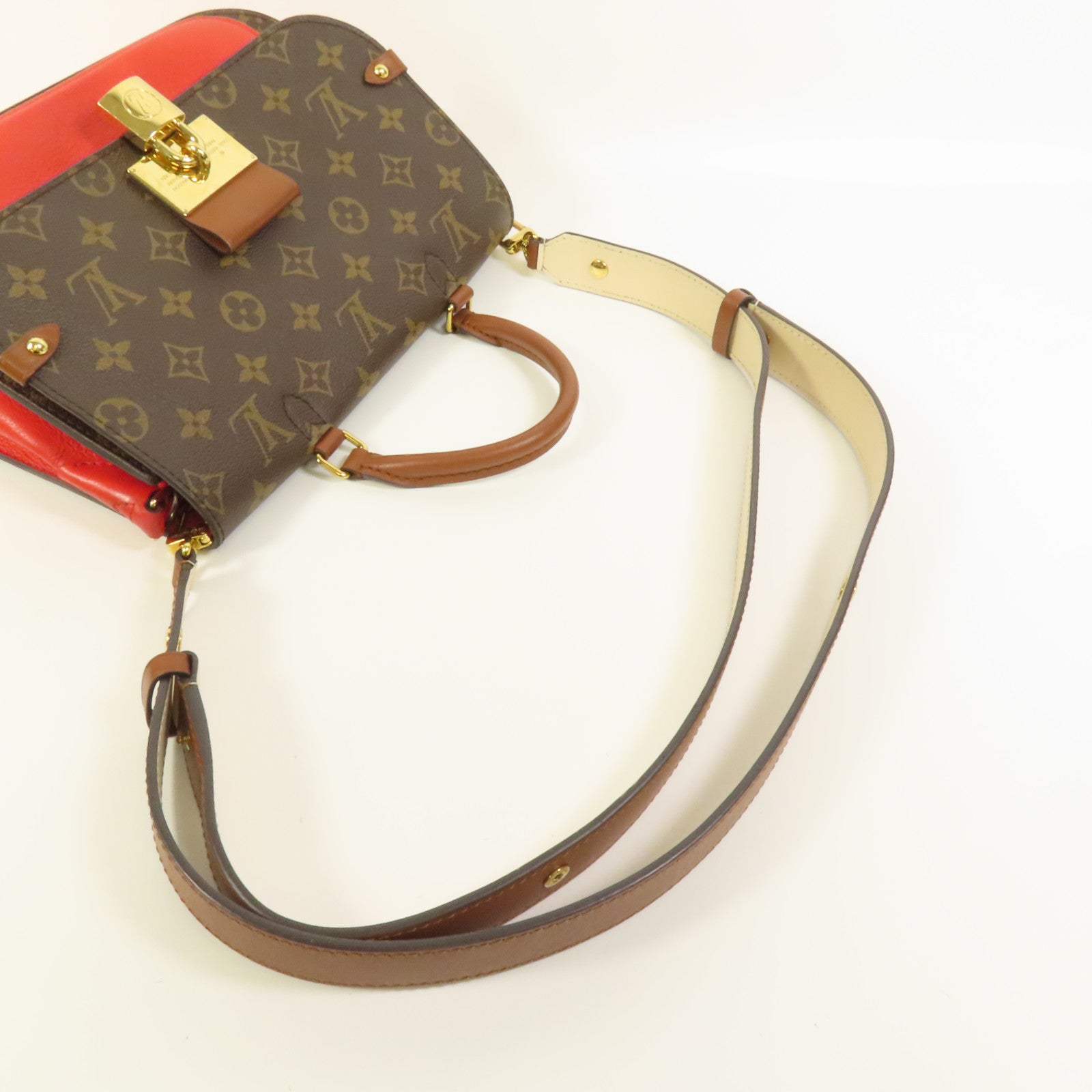 LOUIS VUITTON Monogram Vanguard金扣手挽肩背兩用袋