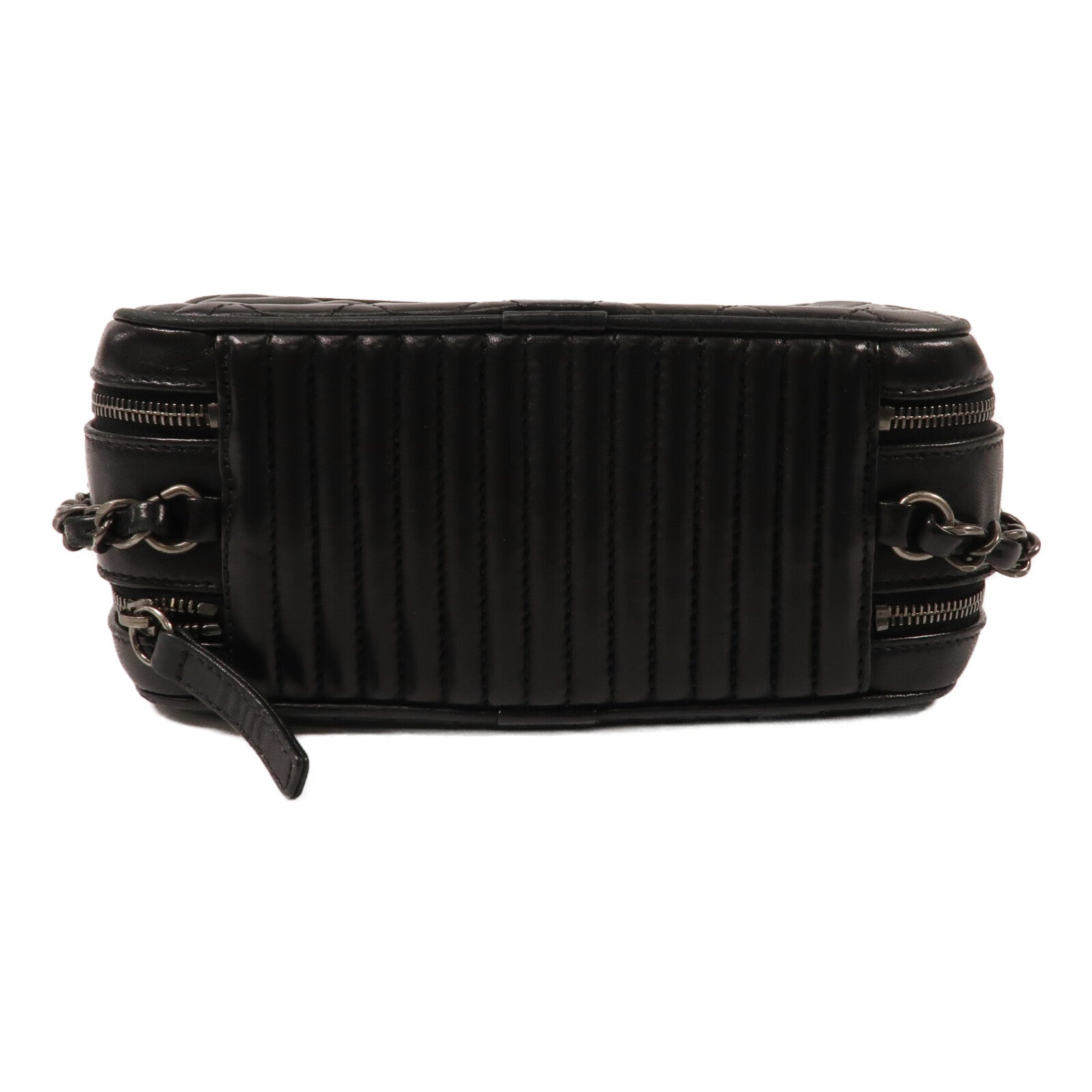 CHANEL 牛皮皮革Coco Boy Camera Bag鏈帶肩背袋