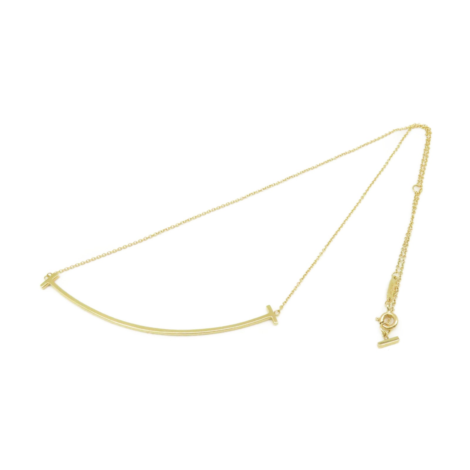 TIFFANY＆CO 【激減優惠】18K黃金Smile Necklace項鏈金色