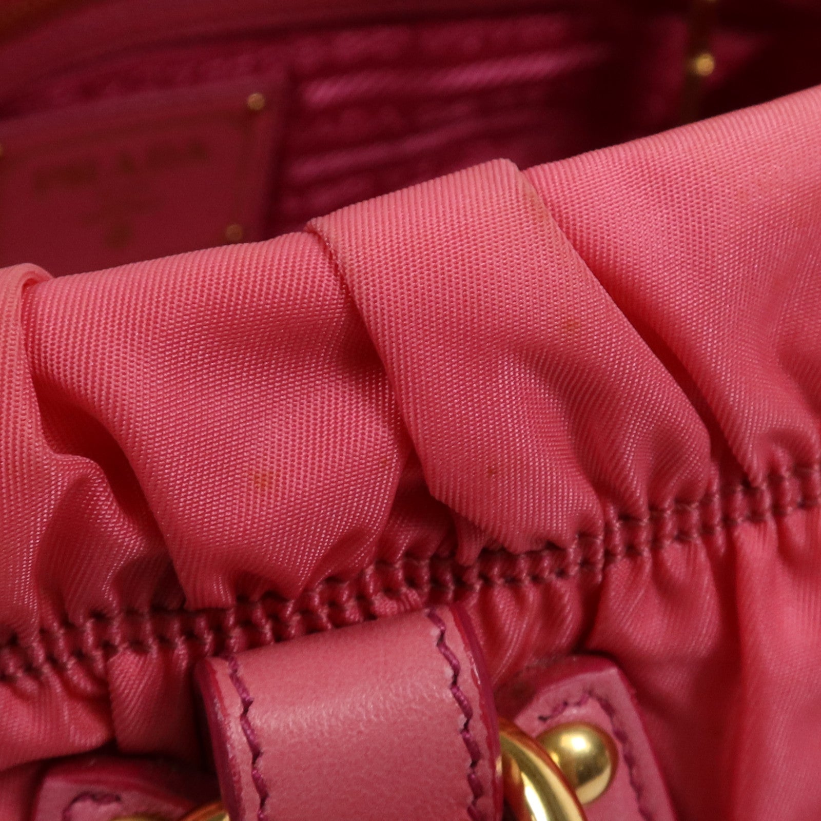 PRADA 尼龍2 Way Shoulder Bag金扣手挽肩背兩用袋