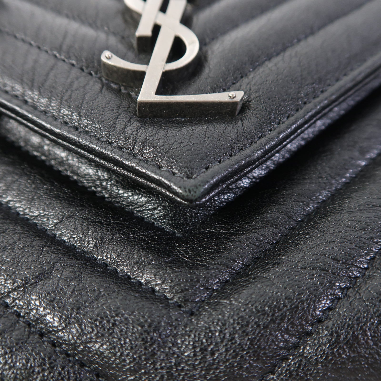 SAINT LAURENT 牛皮皮革College鏈帶肩背袋
