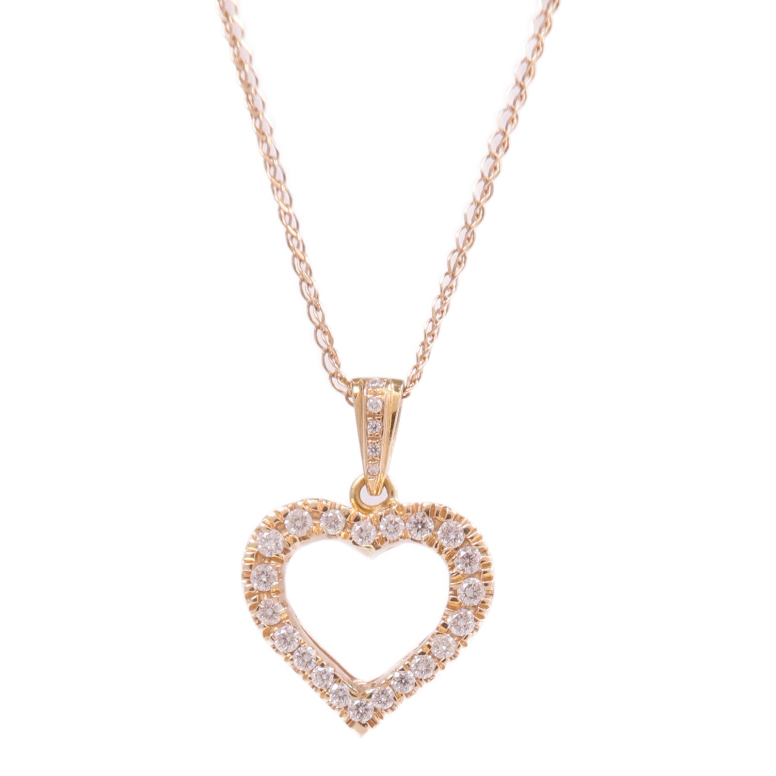 JEWELRY 18K玫瑰金Diamond Necklace鑽石項鍊