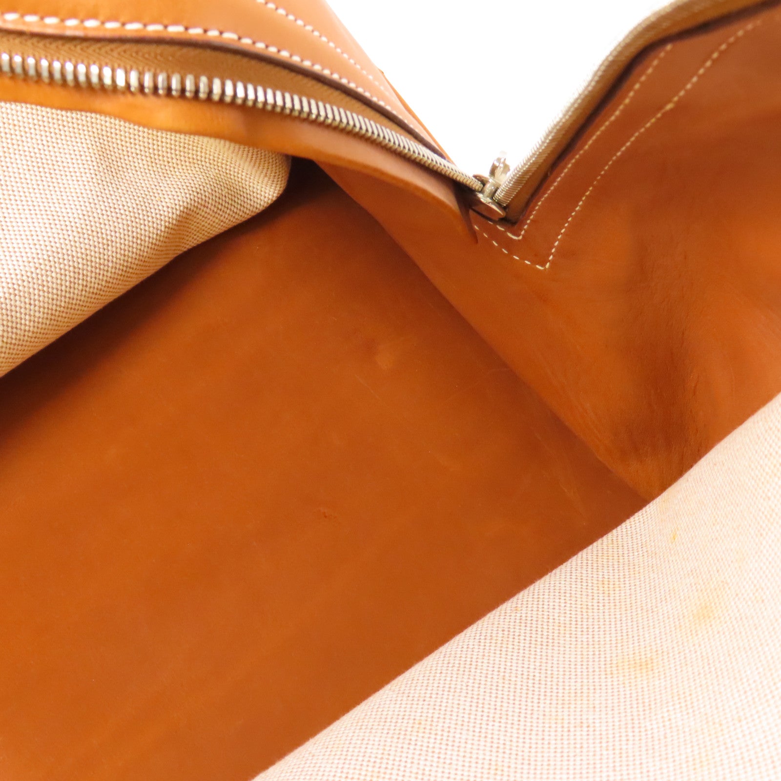 HERMES 帆布Handbag銀扣手挽袋