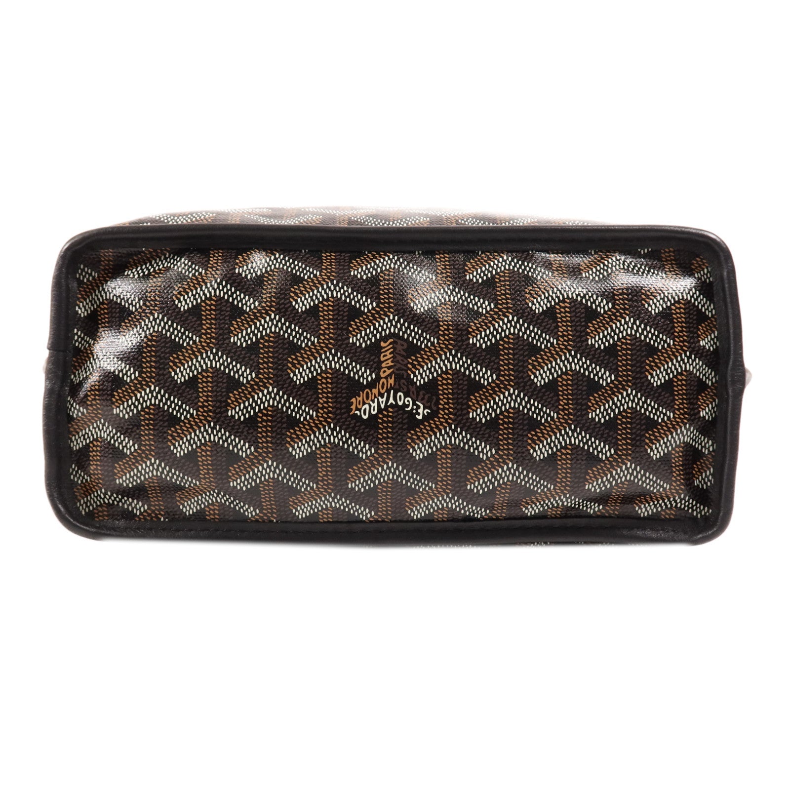 GOYARD 塗層帆布Anjou Mini Bag銀扣手挽袋