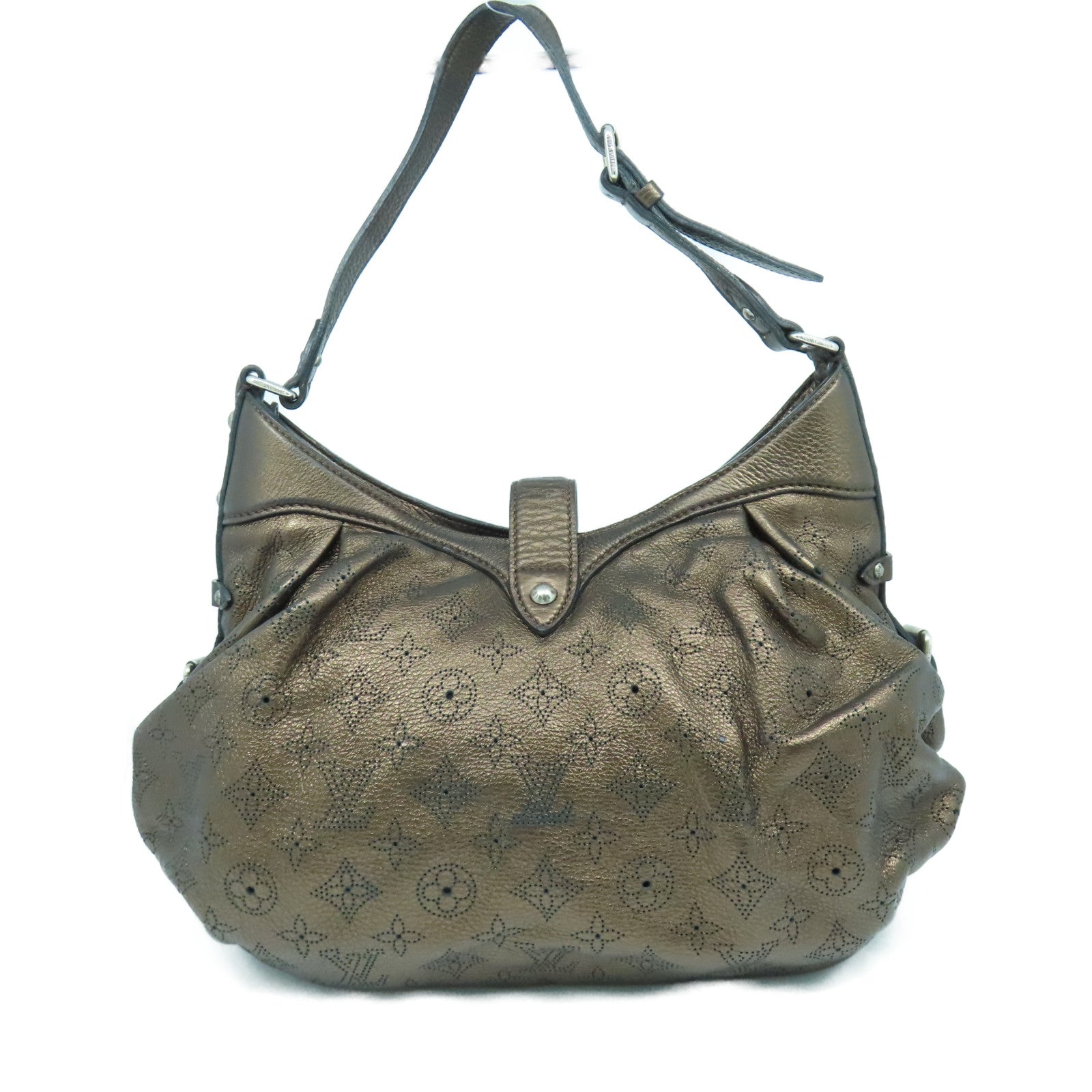LOUIS VUITTON **【清倉大減價】Mahina Mahina XS銀扣肩背袋啡色