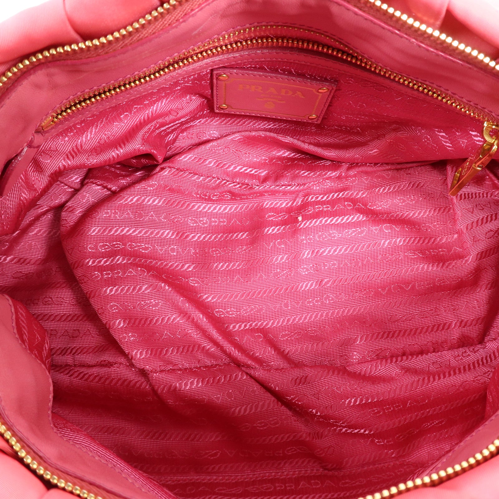 PRADA 尼龍2 Way Shoulder Bag金扣手挽肩背兩用袋