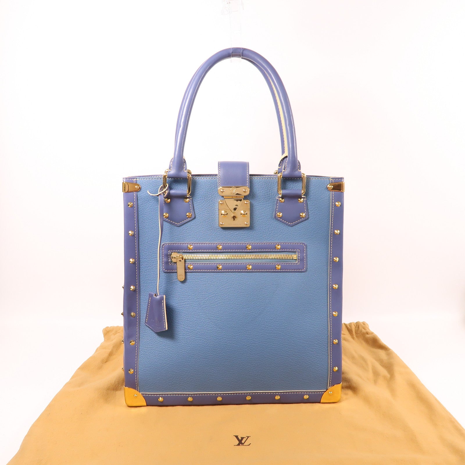 LOUIS VUITTON 牛皮皮革Autre Marque Suhali Le Fabuleux金扣手挽袋