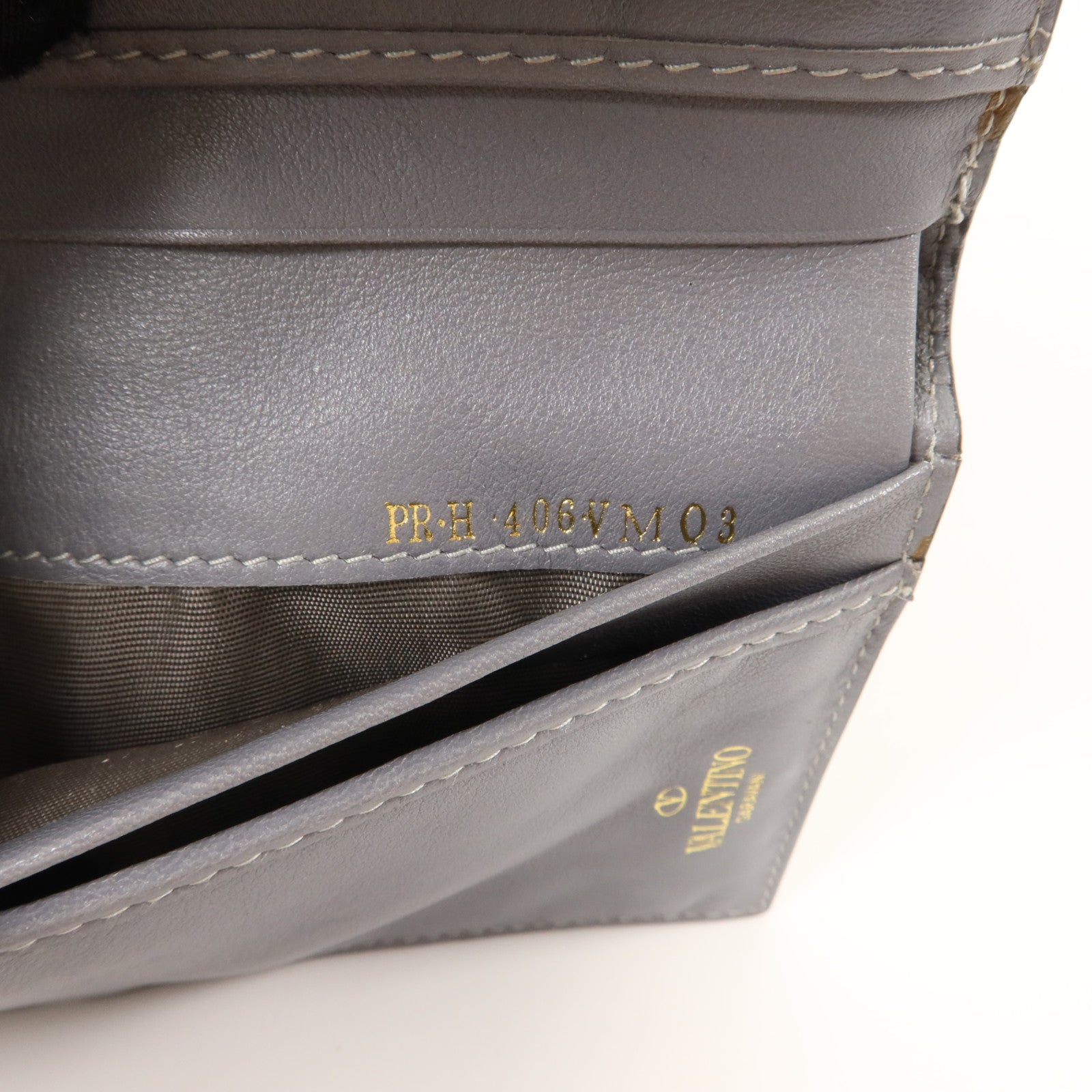 Valentino 牛皮皮革Rockstud Wallet錢包