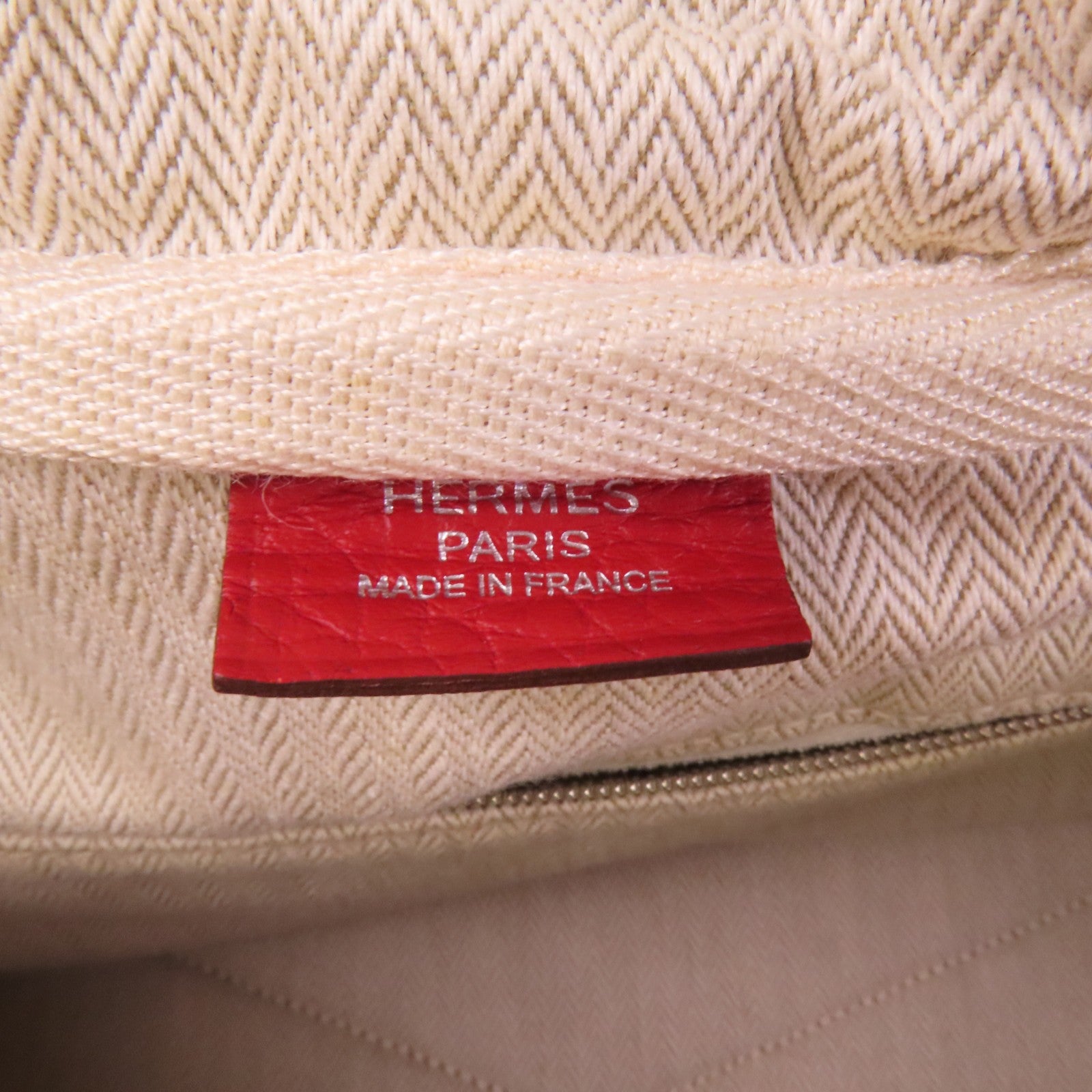 HERMES Clemence皮革Victoria 35銀扣手挽袋