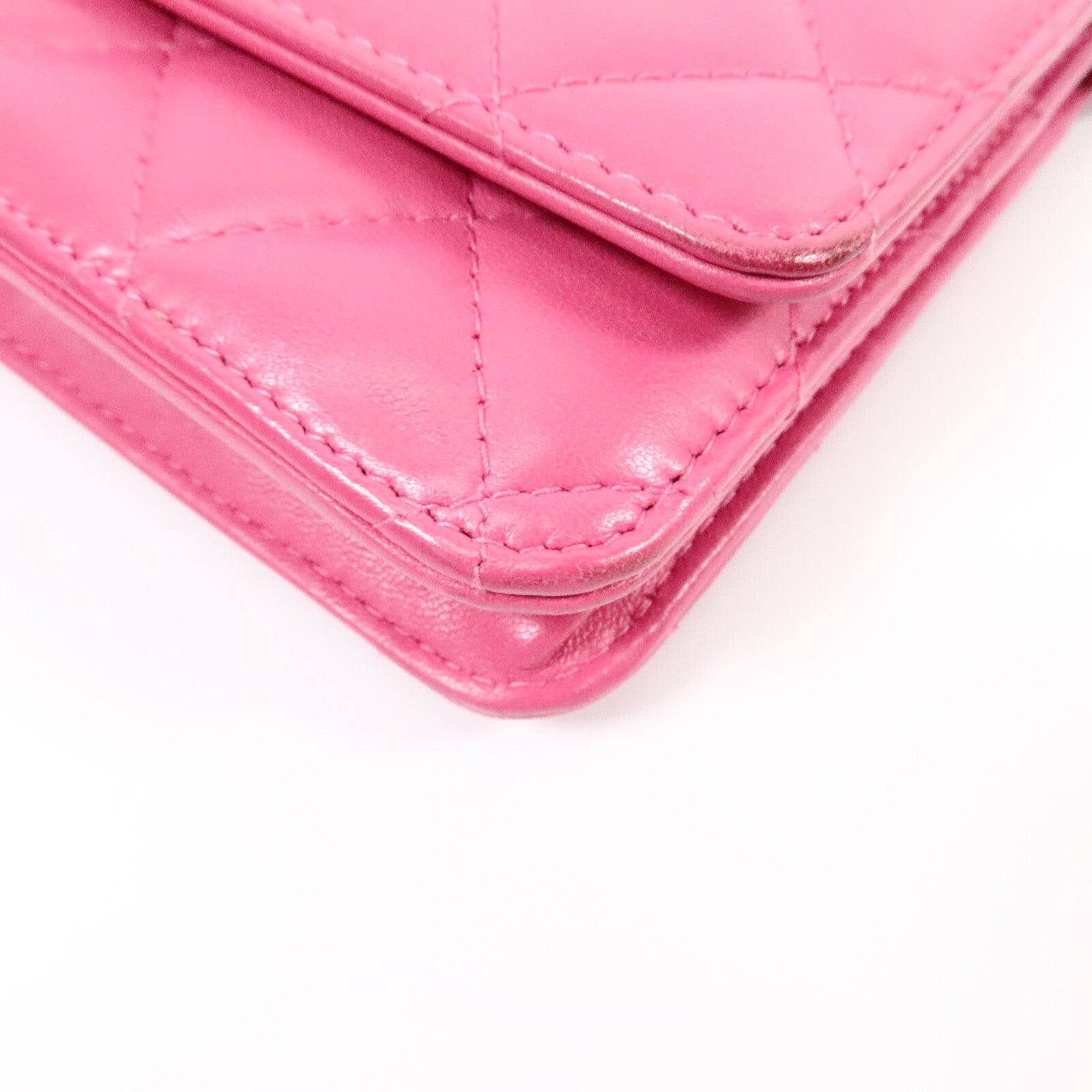 CHANEL 羊皮皮革WOC Wallet On Chain鏈帶肩背袋