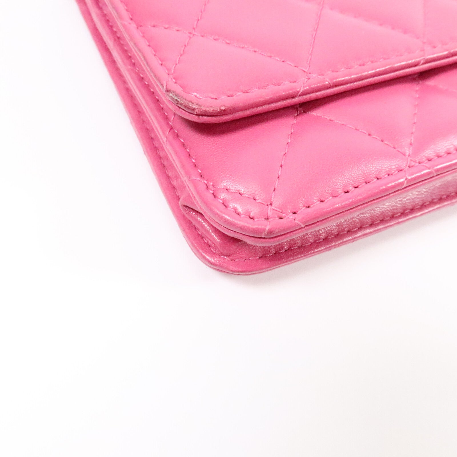 CHANEL 羊皮皮革WOC Wallet On Chain鏈帶肩背袋