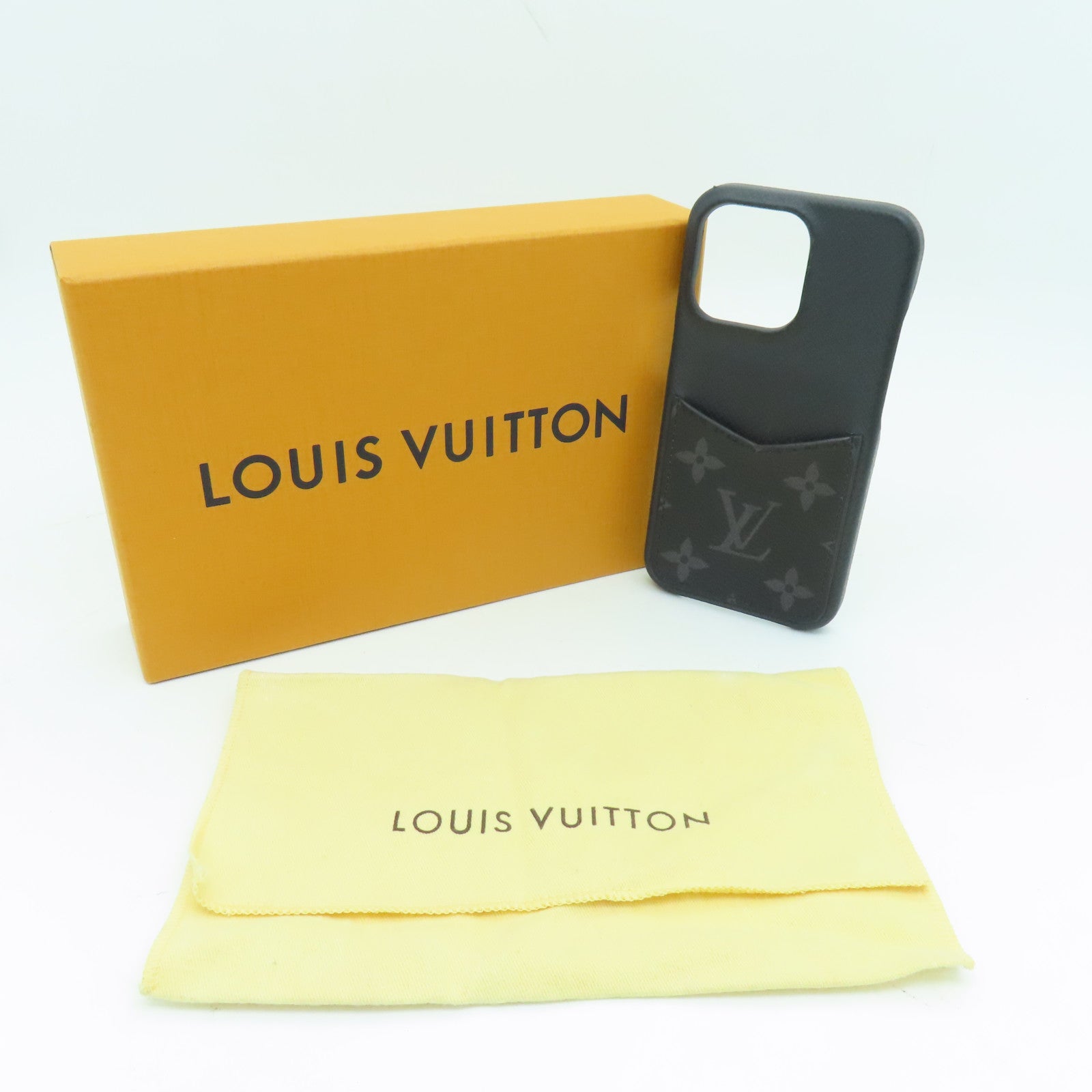 LOUIS VUITTON 【激減優惠】Monogram Graphite iPhone 13 Pro手機保護套灰色/黑色