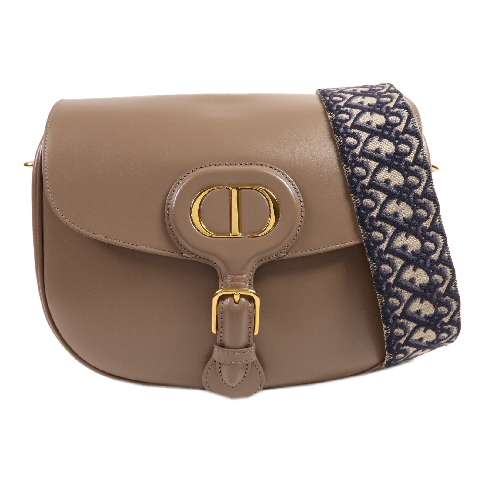 Dior 牛皮皮革Bobby Large金扣肩背袋