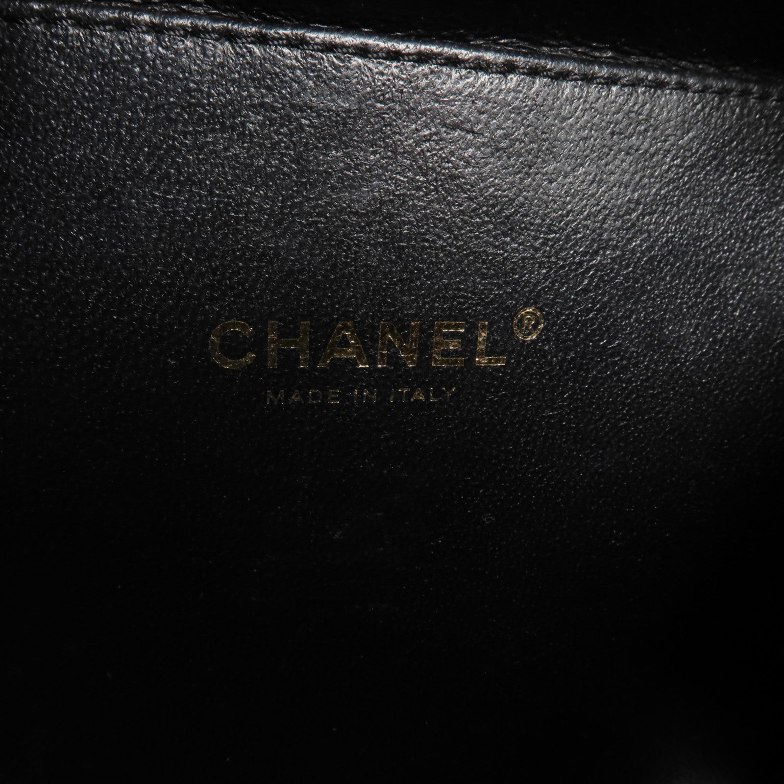 CHANEL 牛皮皮革Vanity Case金扣手挽肩背兩用袋