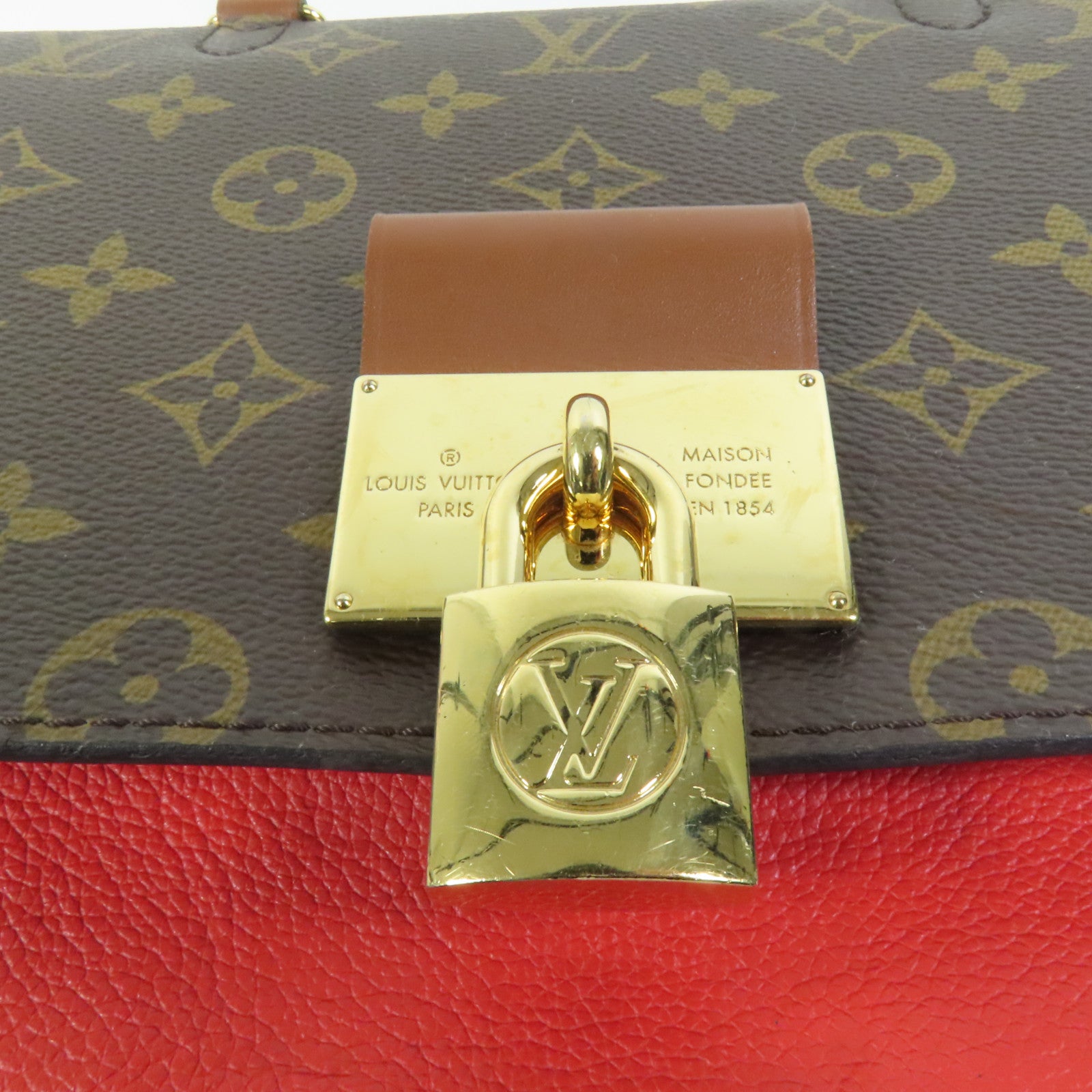LOUIS VUITTON Monogram Vanguard金扣手挽肩背兩用袋