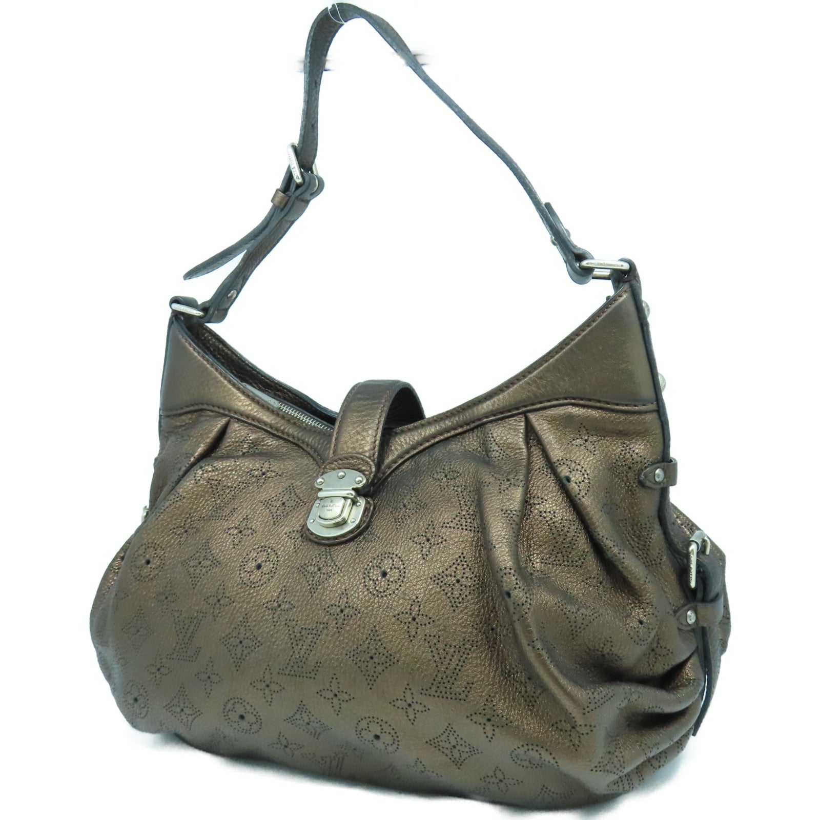 LOUIS VUITTON **【清倉大減價】Mahina Mahina XS銀扣肩背袋啡色