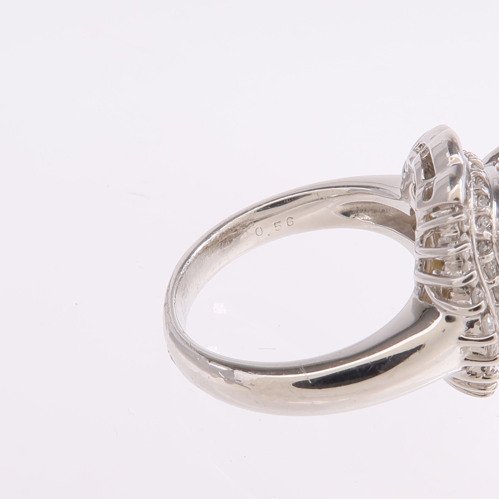 JEWELRY PT900鉑金Pearl Diamond Ring珍珠/鑽石戒指