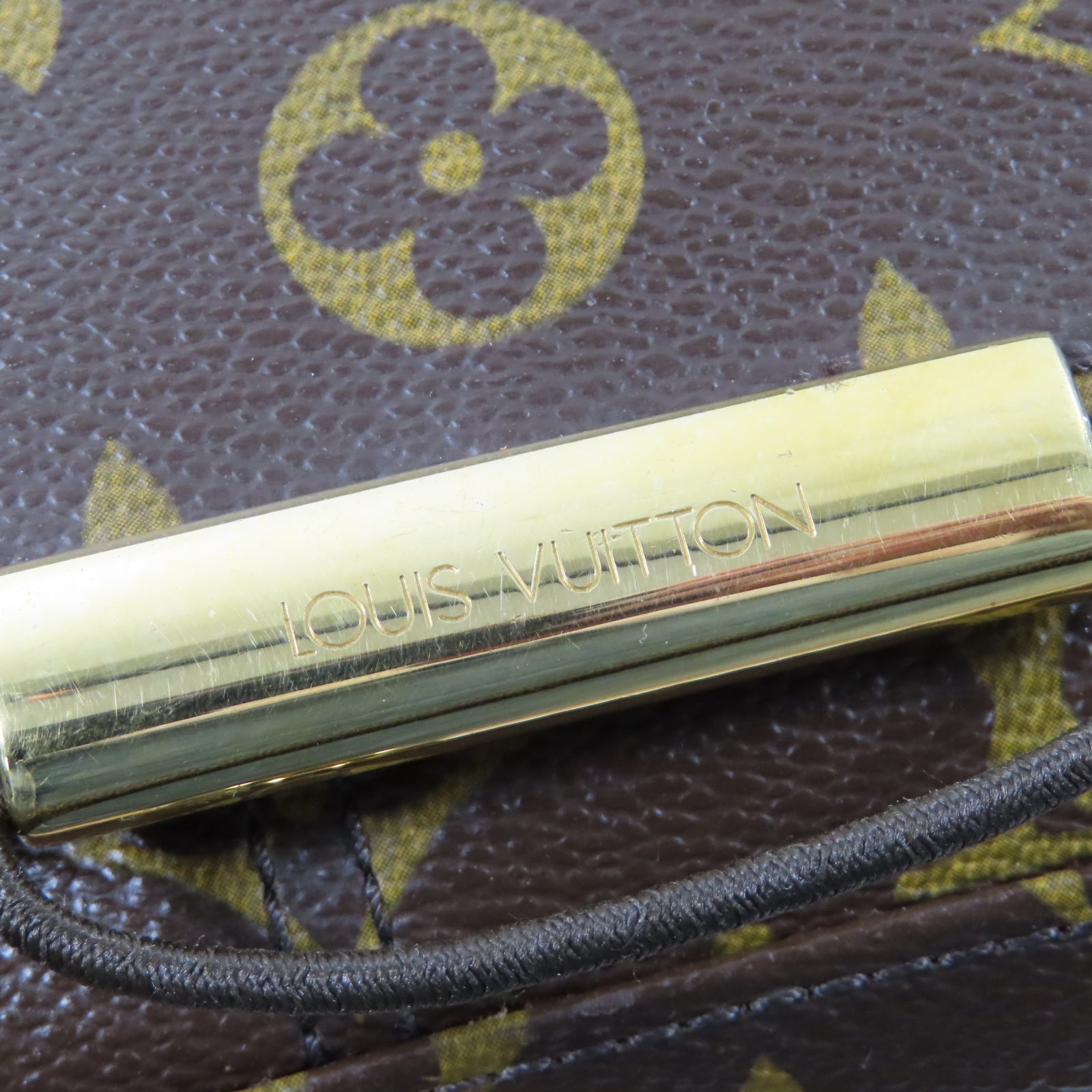 LOUIS VUITTON 【激減優惠】Monogram Shoulder Bag金扣肩背袋啡色
