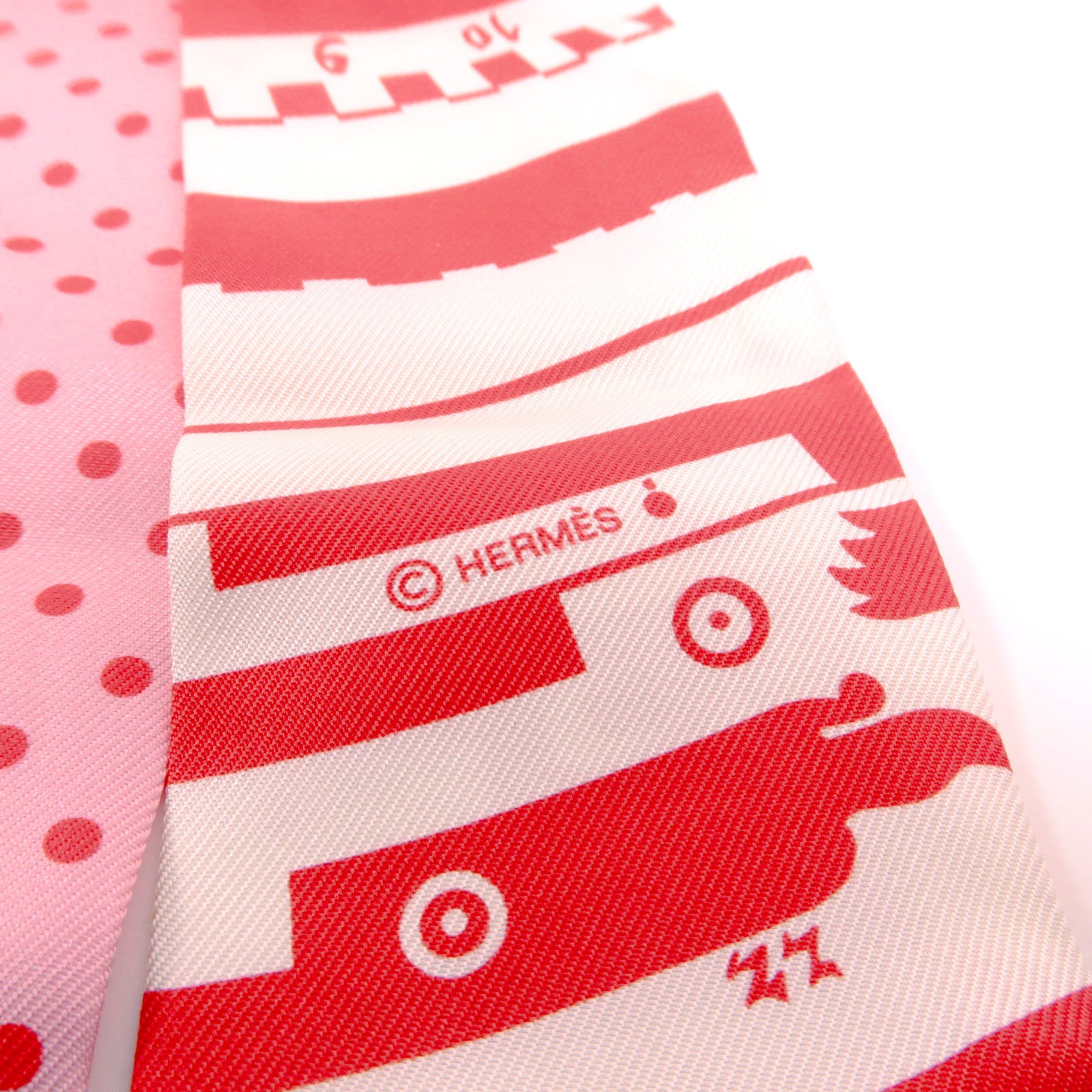 HERMES 絲質Twilly絲巾