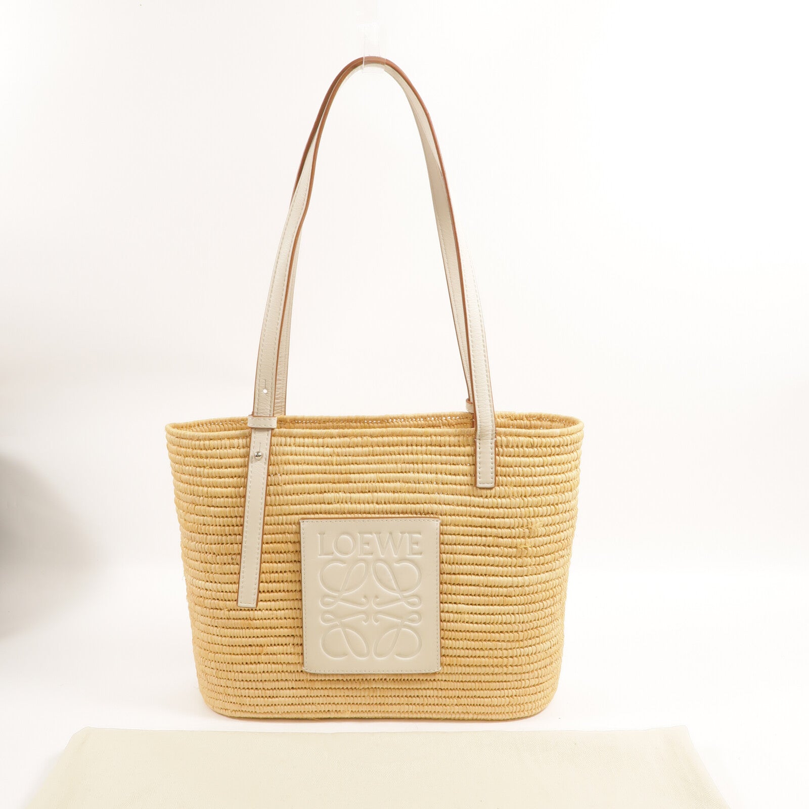 LOEWE Raffia Small Square Basket Bag手挽袋