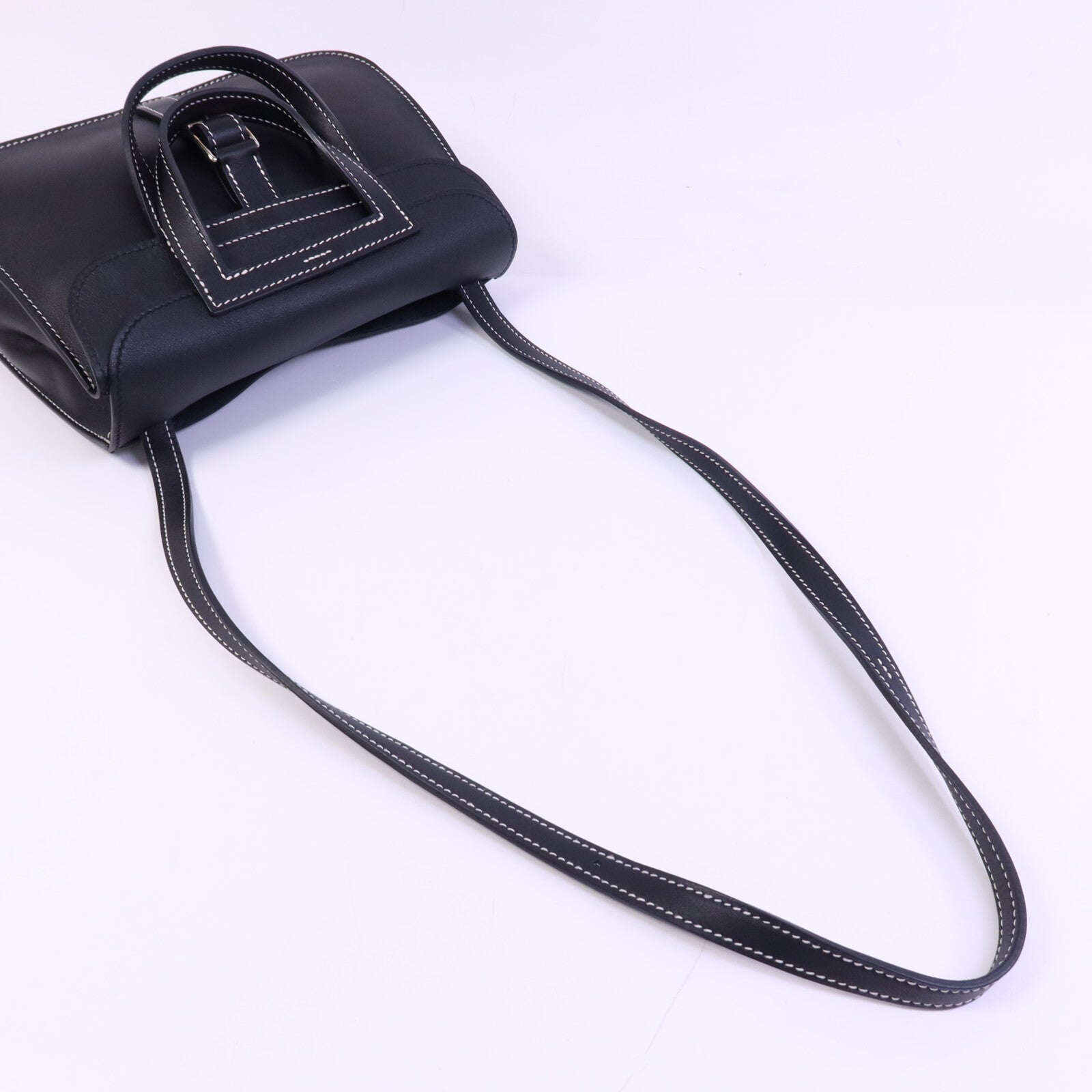 HERMES Mini Halzan手挽肩背兩用袋Noir