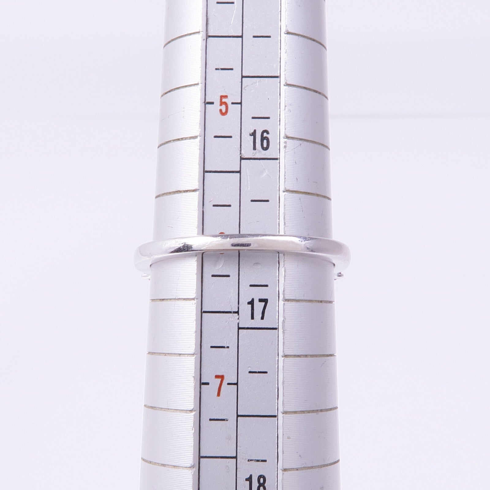 JEWELRY 18K白金Ruby Diamond Ring鑽石戒指US#6