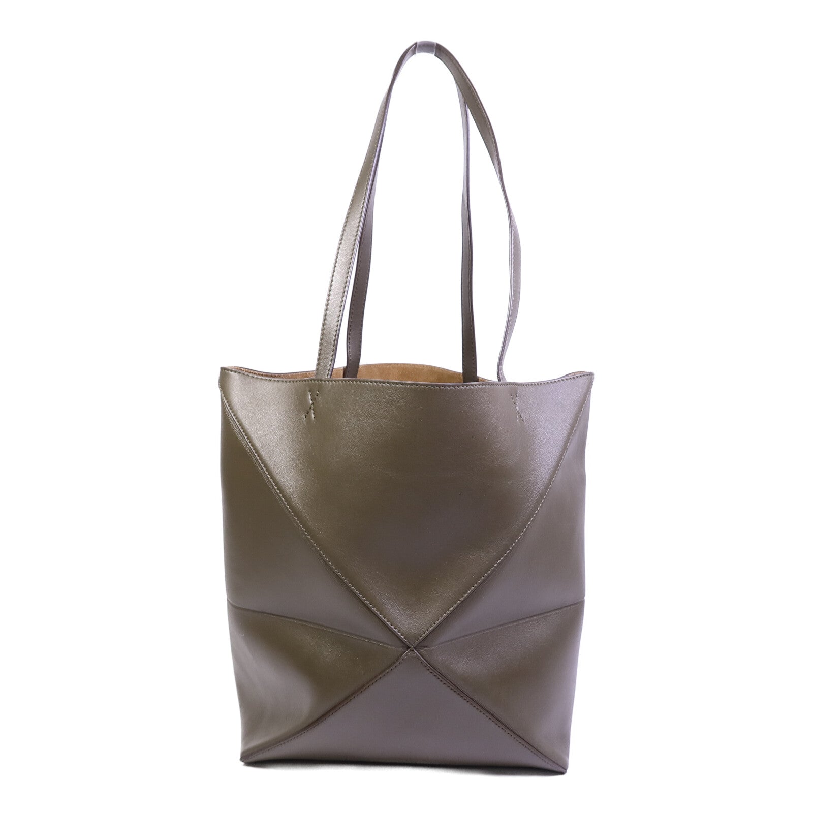 LOEWE 牛皮皮革Puzzle Fold Tote Medium手挽袋