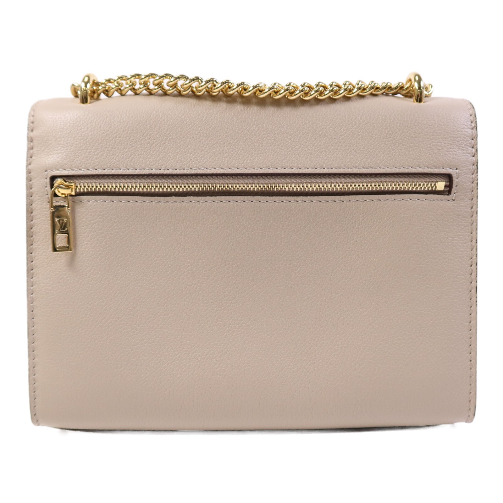 LOUIS VUITTON 牛皮皮革Mylockme金扣鏈帶肩背袋